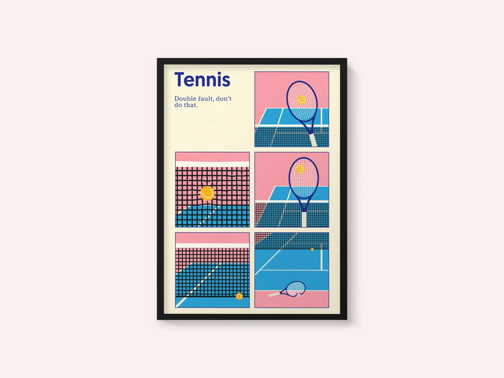 Poster Tennis Double Vault