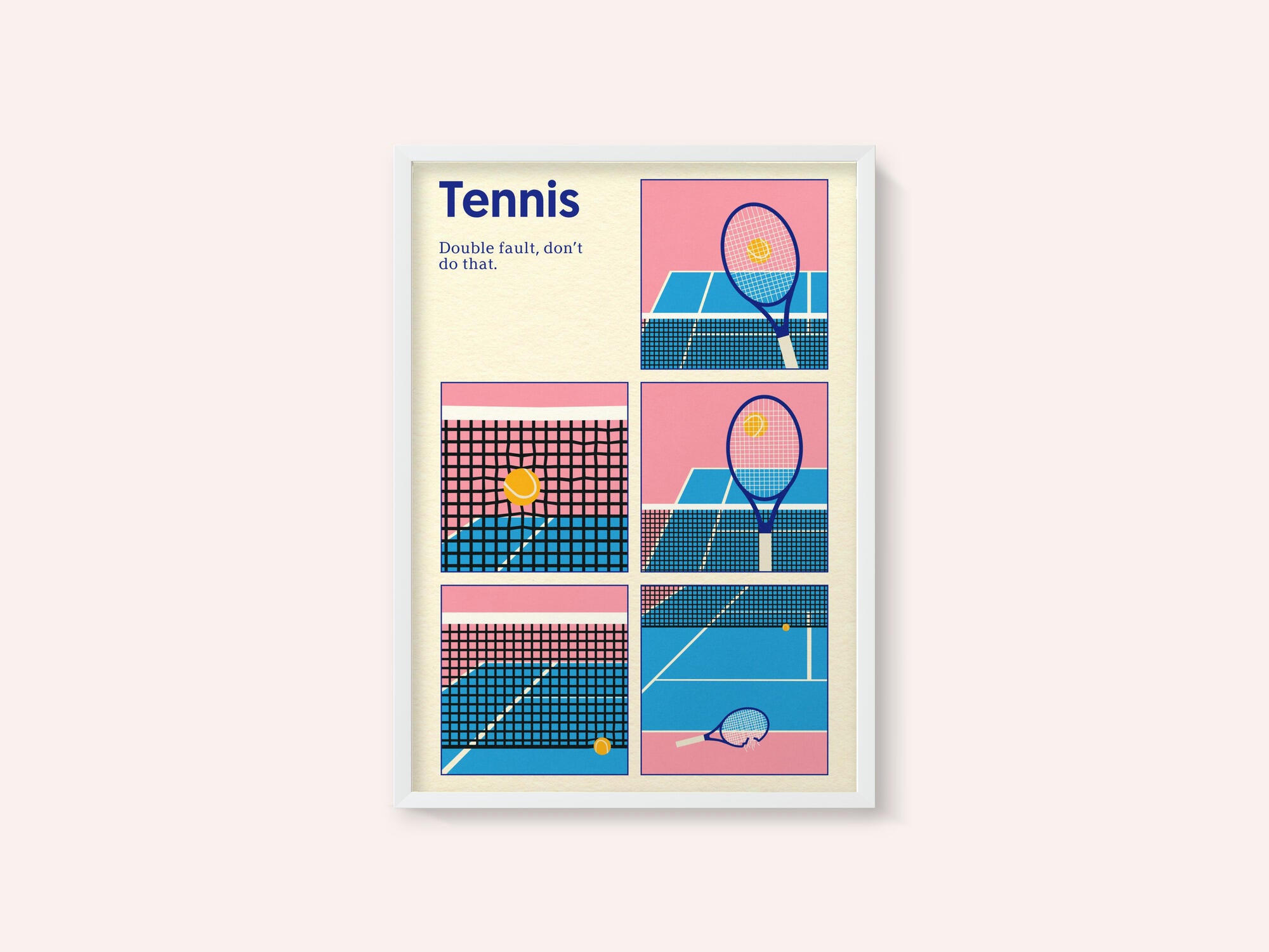 Poster Tennis Double Vault