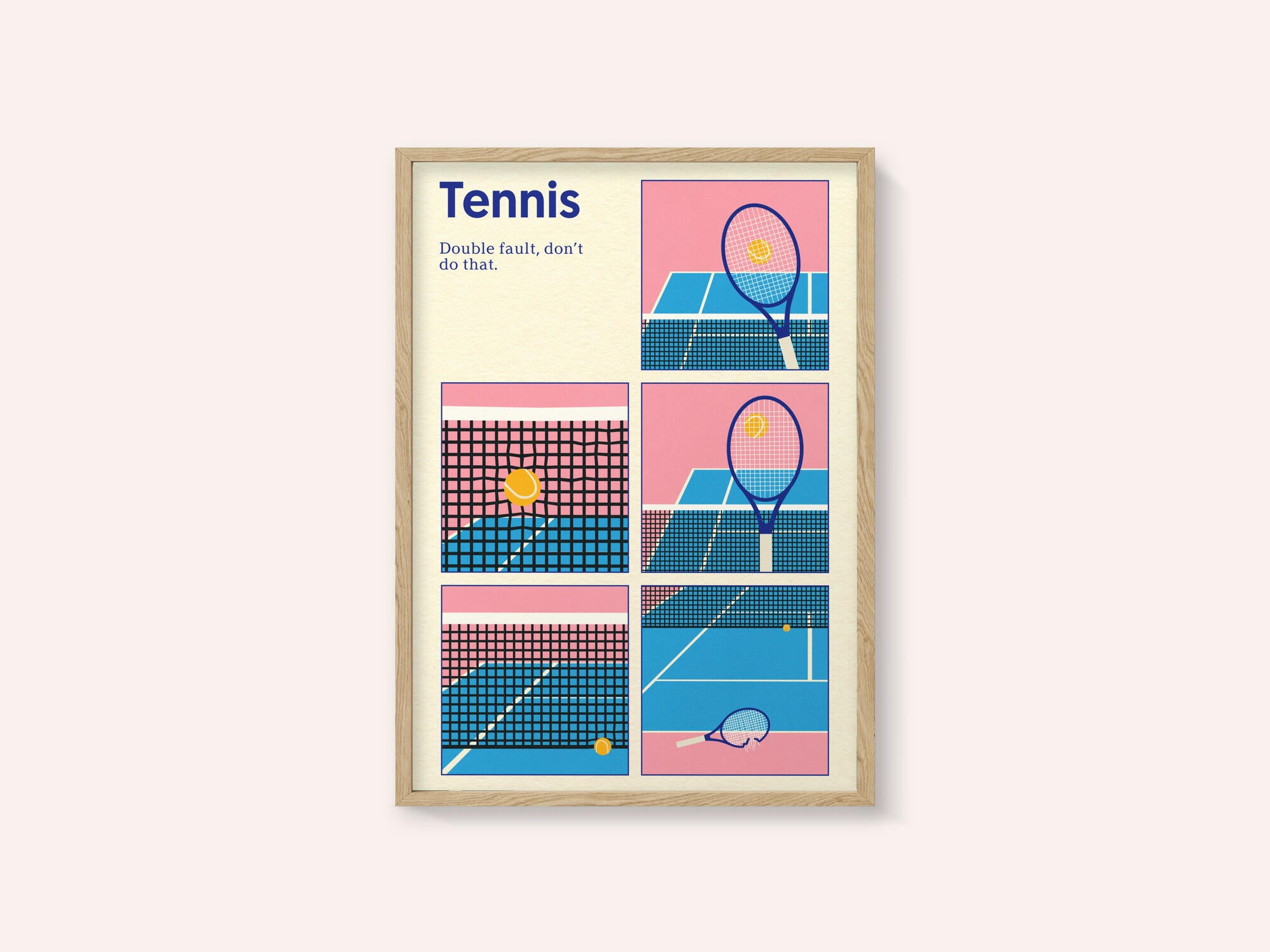 Poster Tennis Double Vault