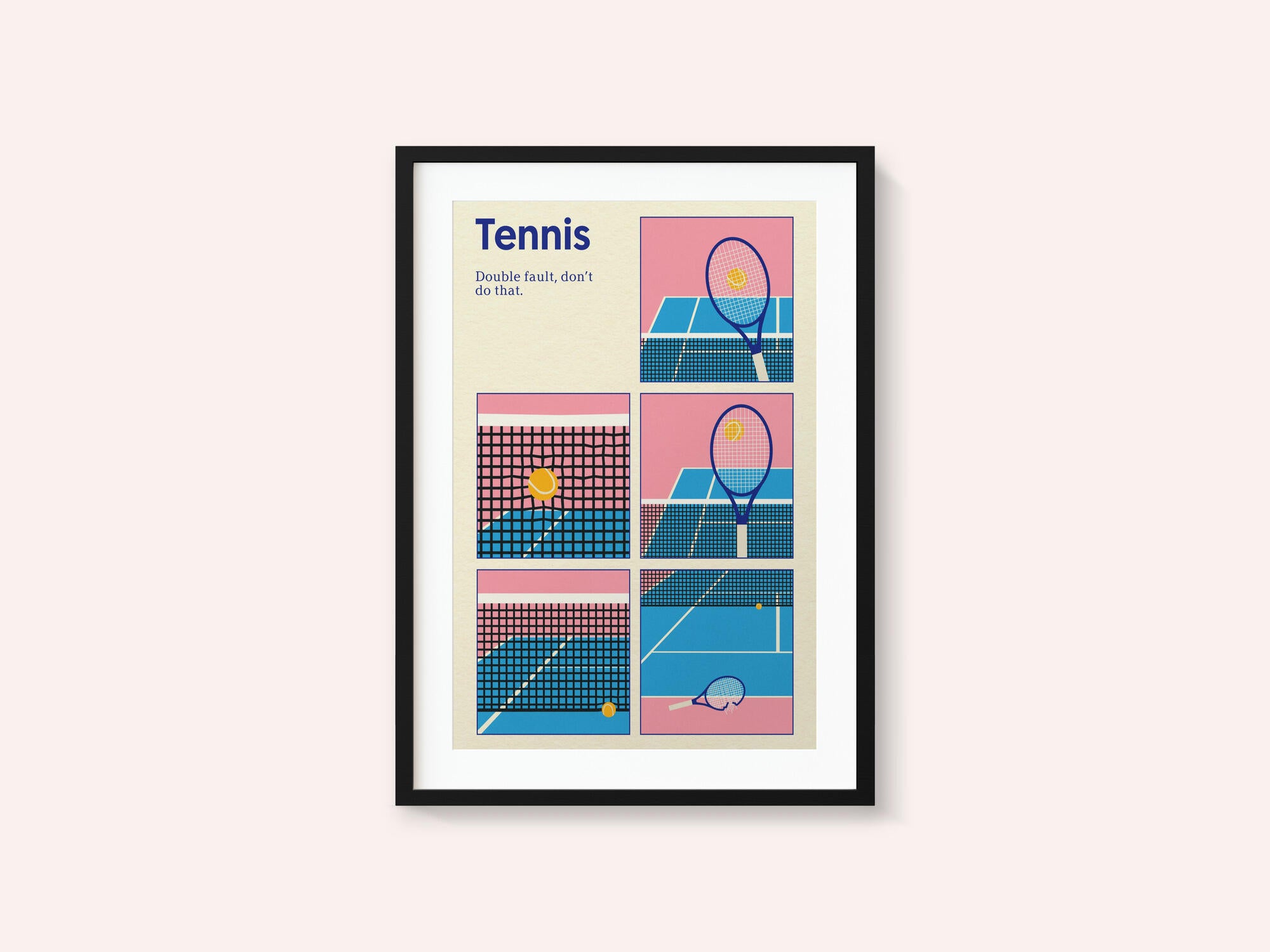Poster Tennis Double Vault
