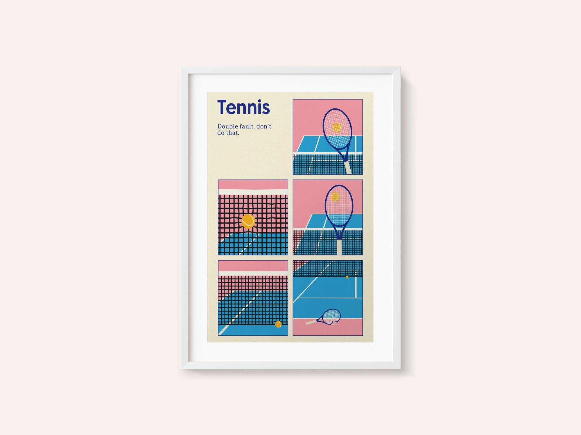 Poster Tennis Double Vault