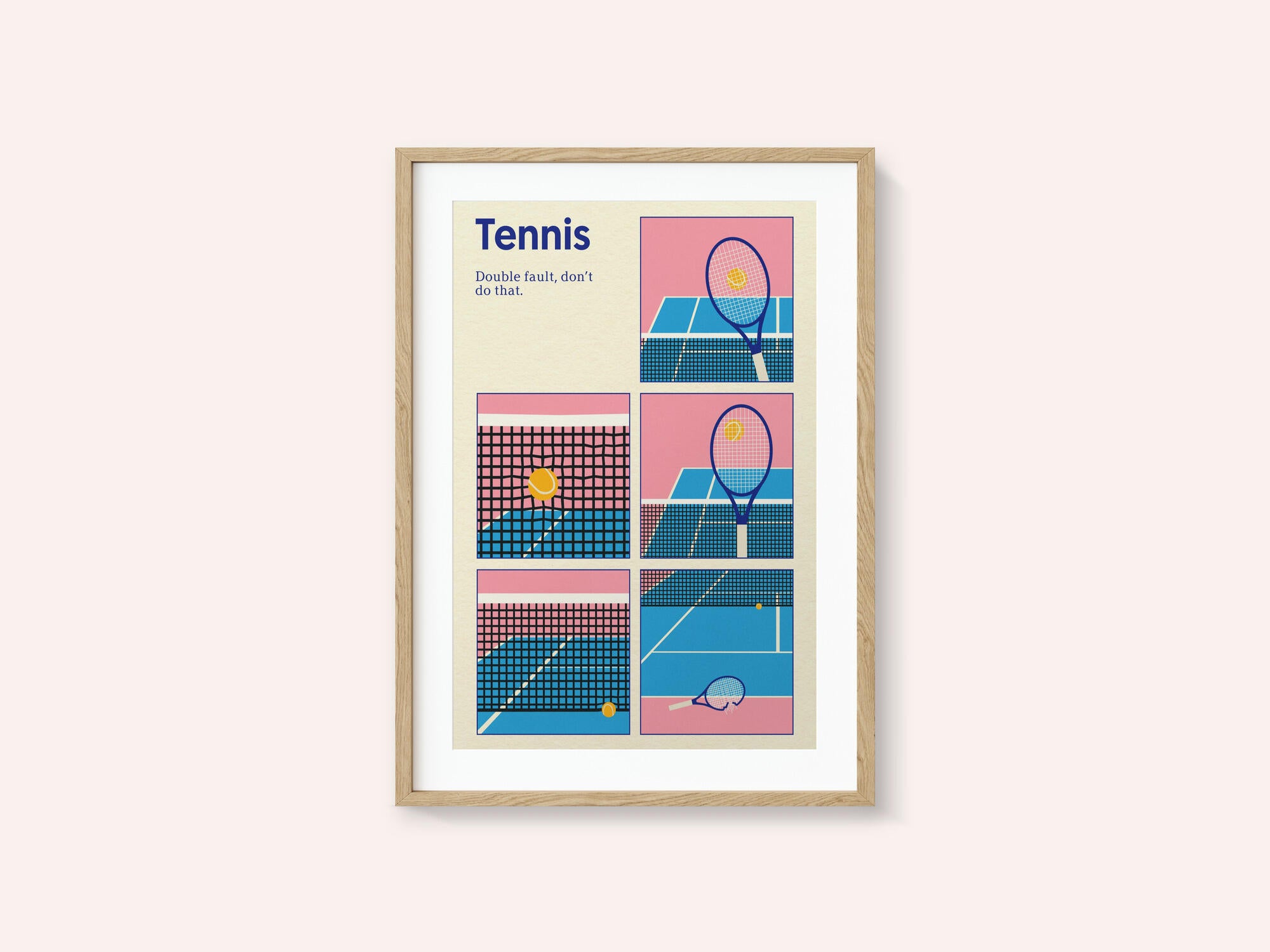 Poster Tennis Double Vault