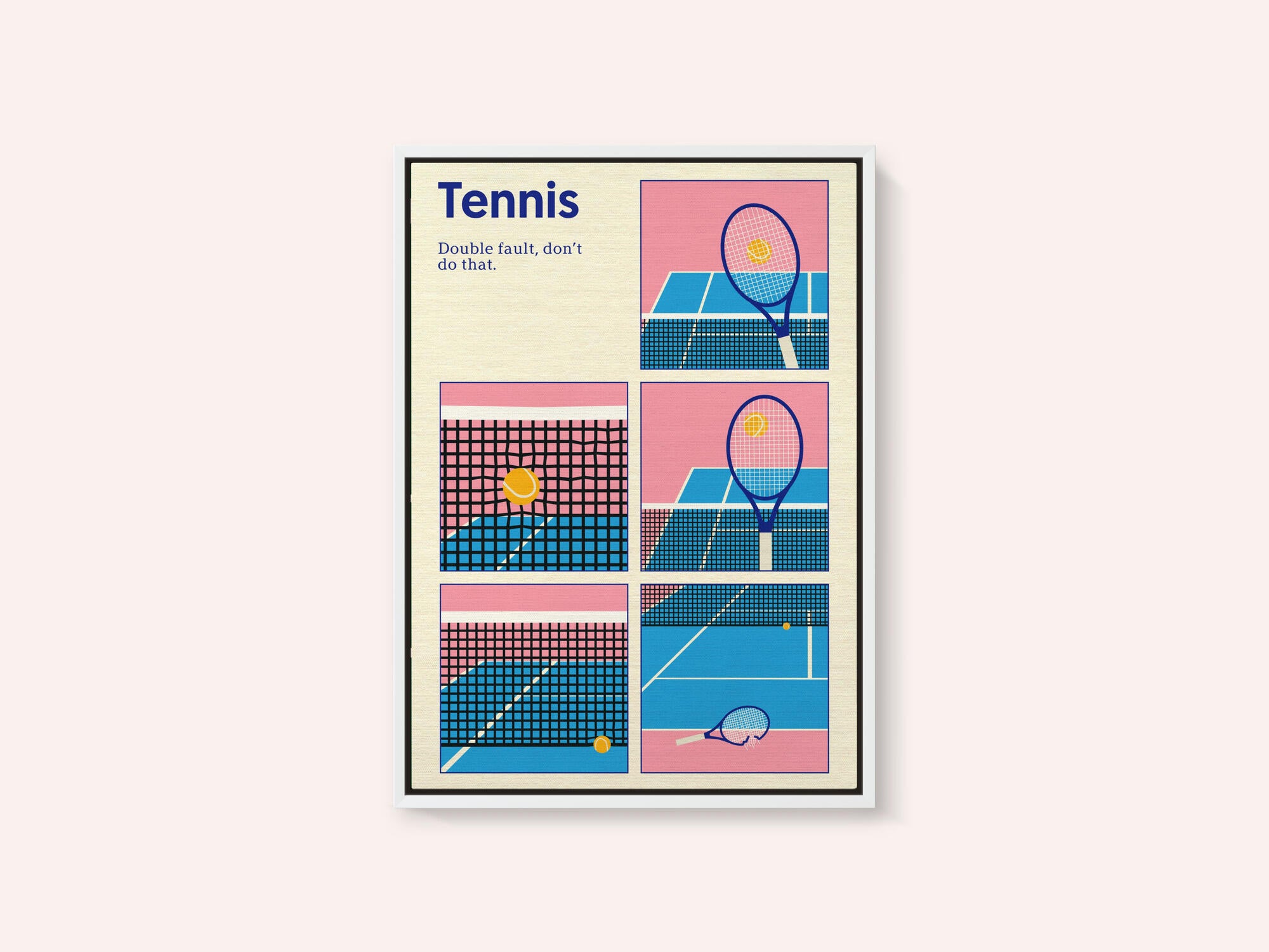 Poster Tennis Double Vault
