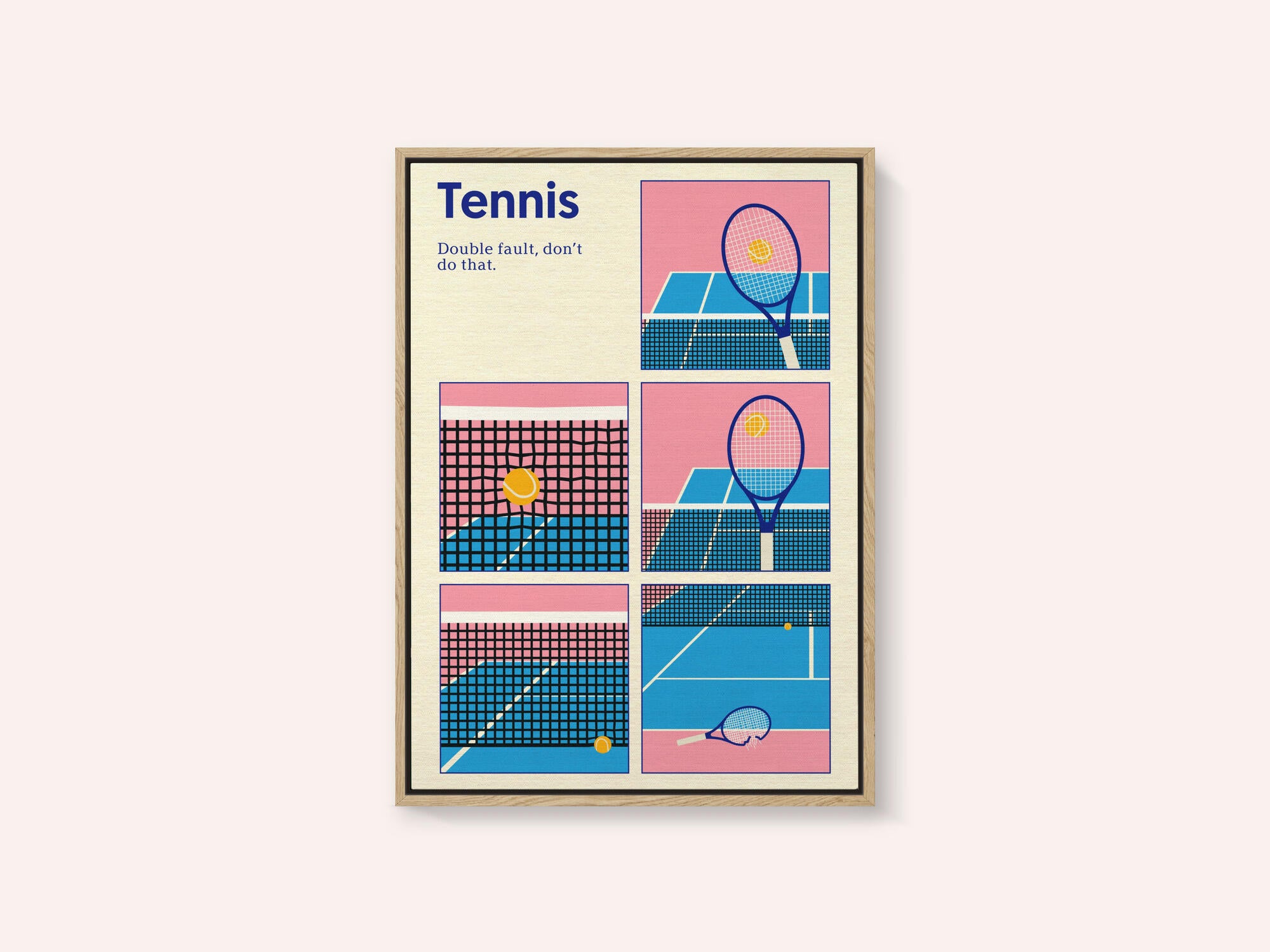 Poster Tennis Double Vault