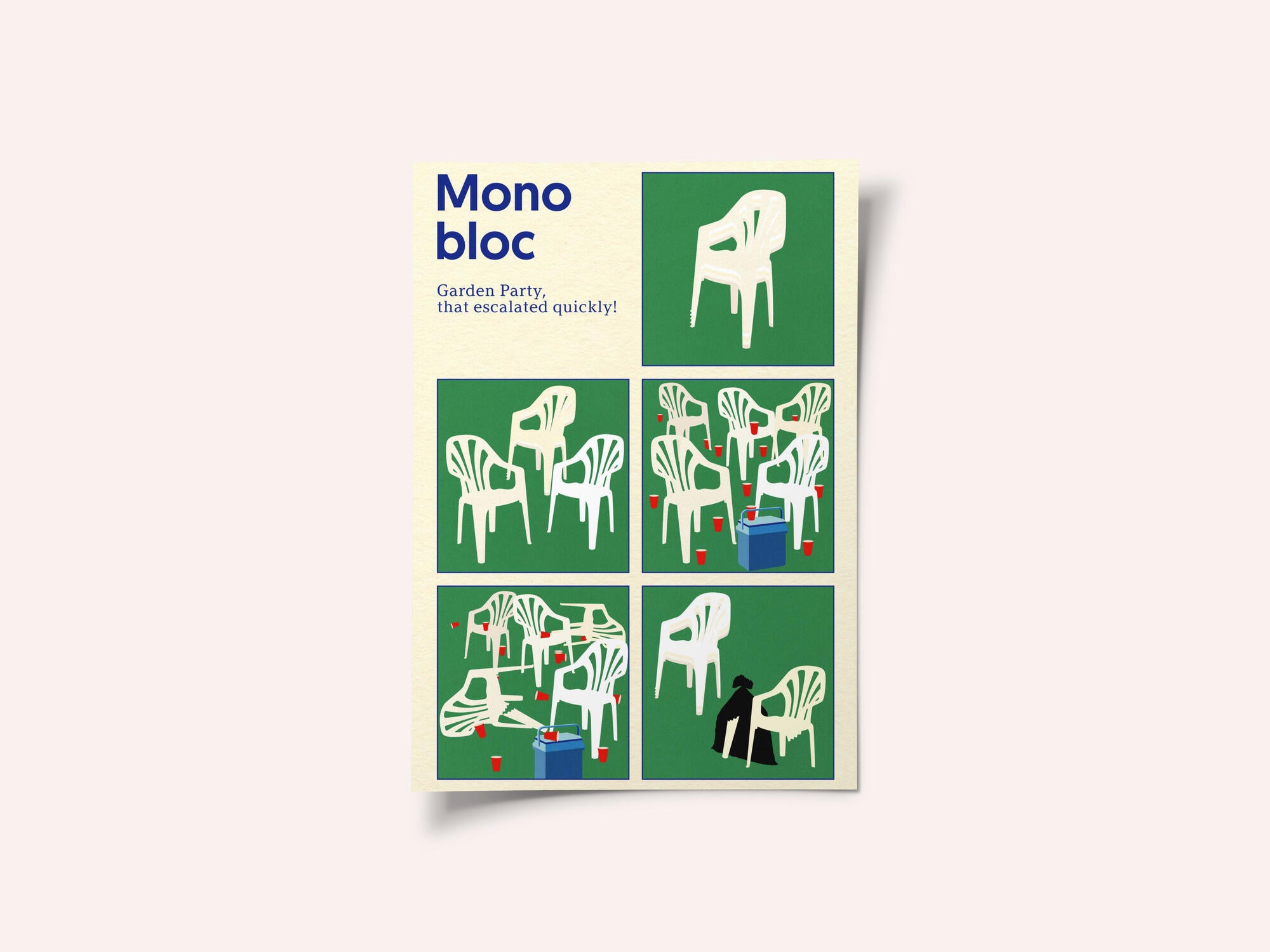 Poster Monobloc Five Squares