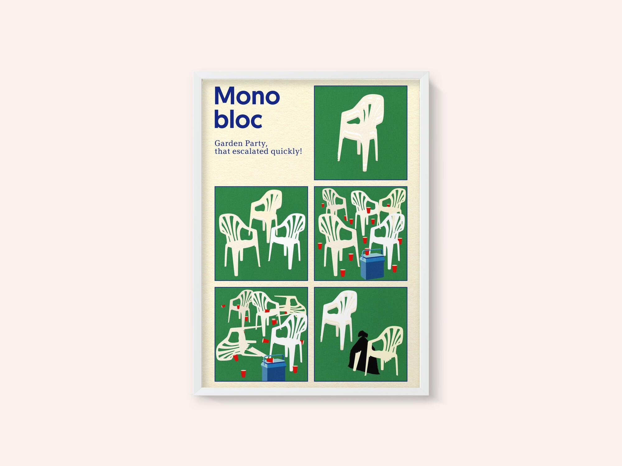 Poster Monobloc Five Squares
