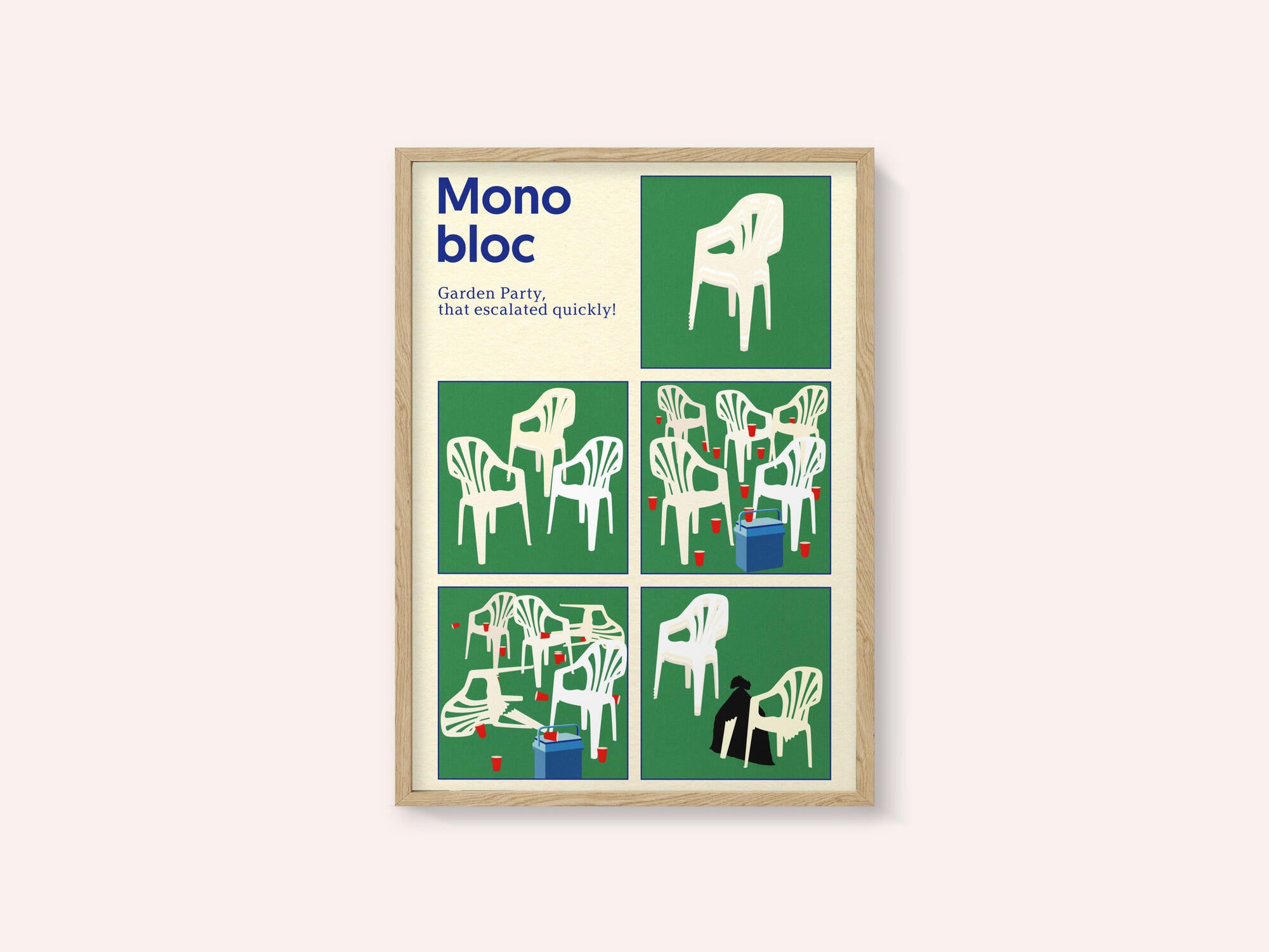 Poster Monobloc Five Squares