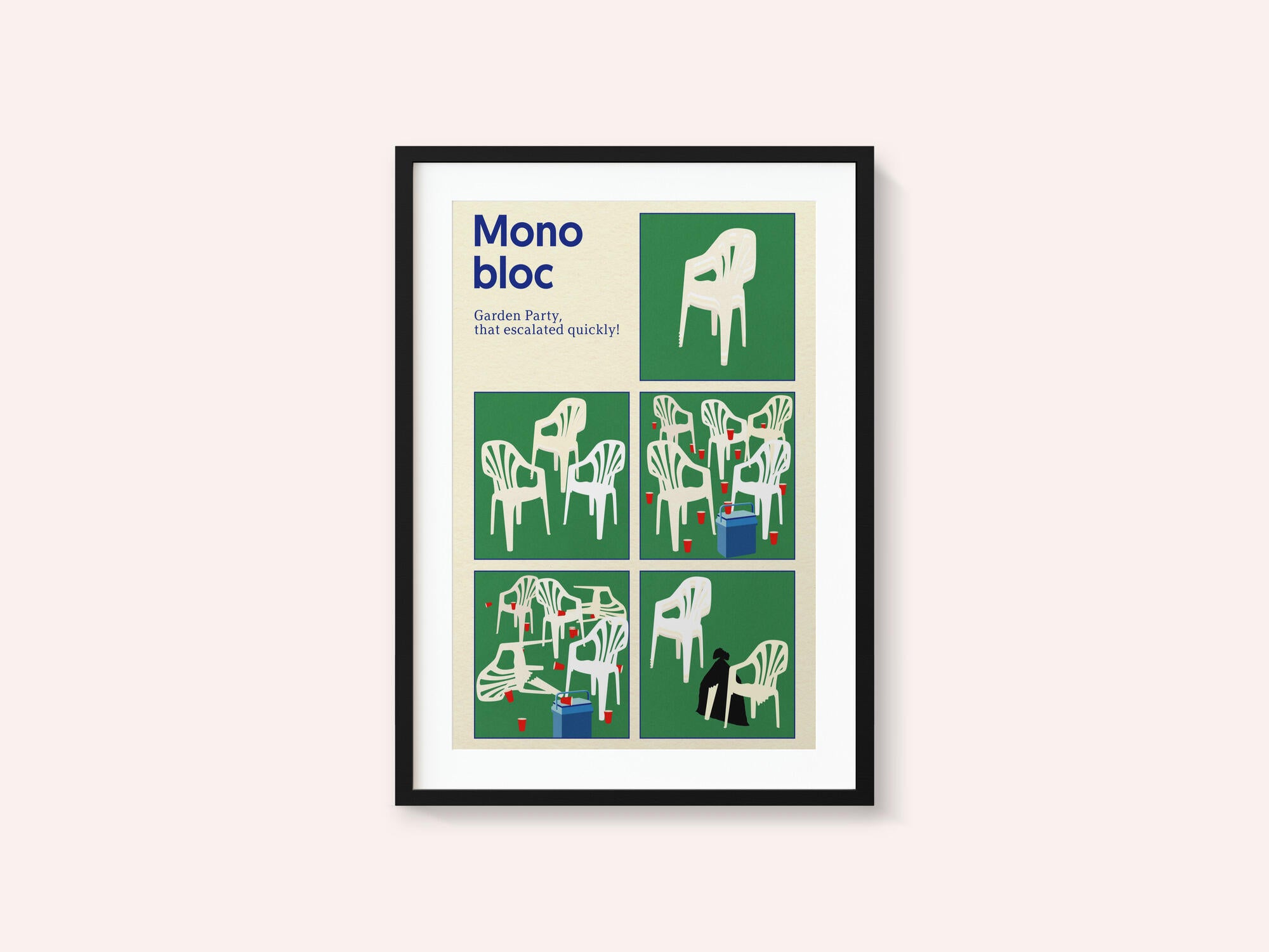Poster Monobloc Five Squares
