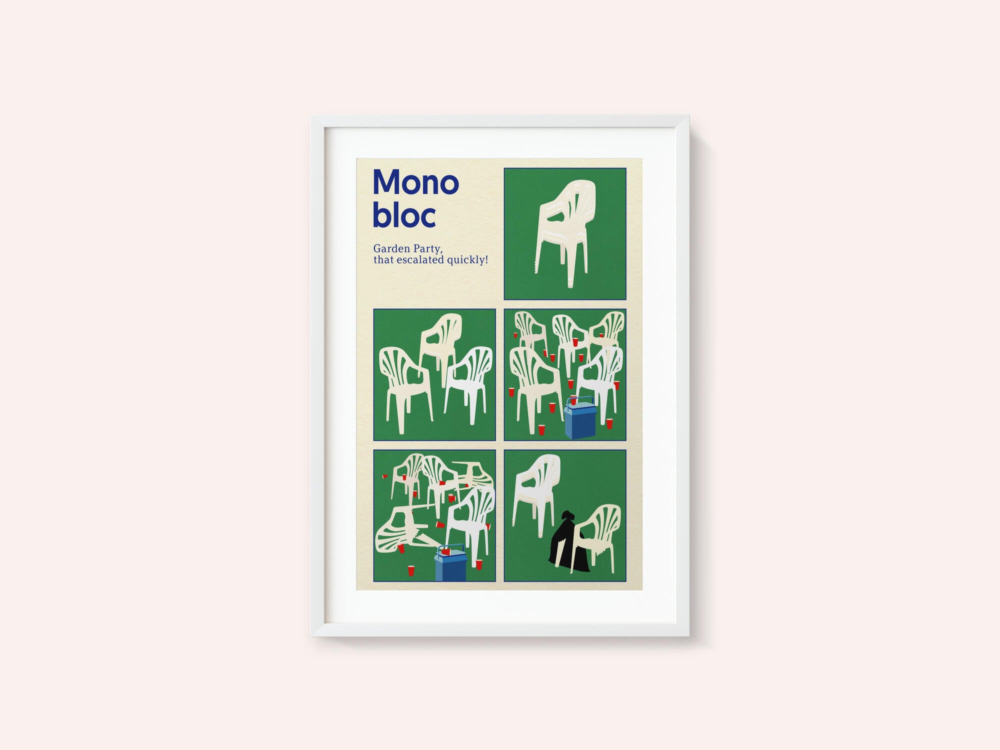 Poster Monobloc Five Squares