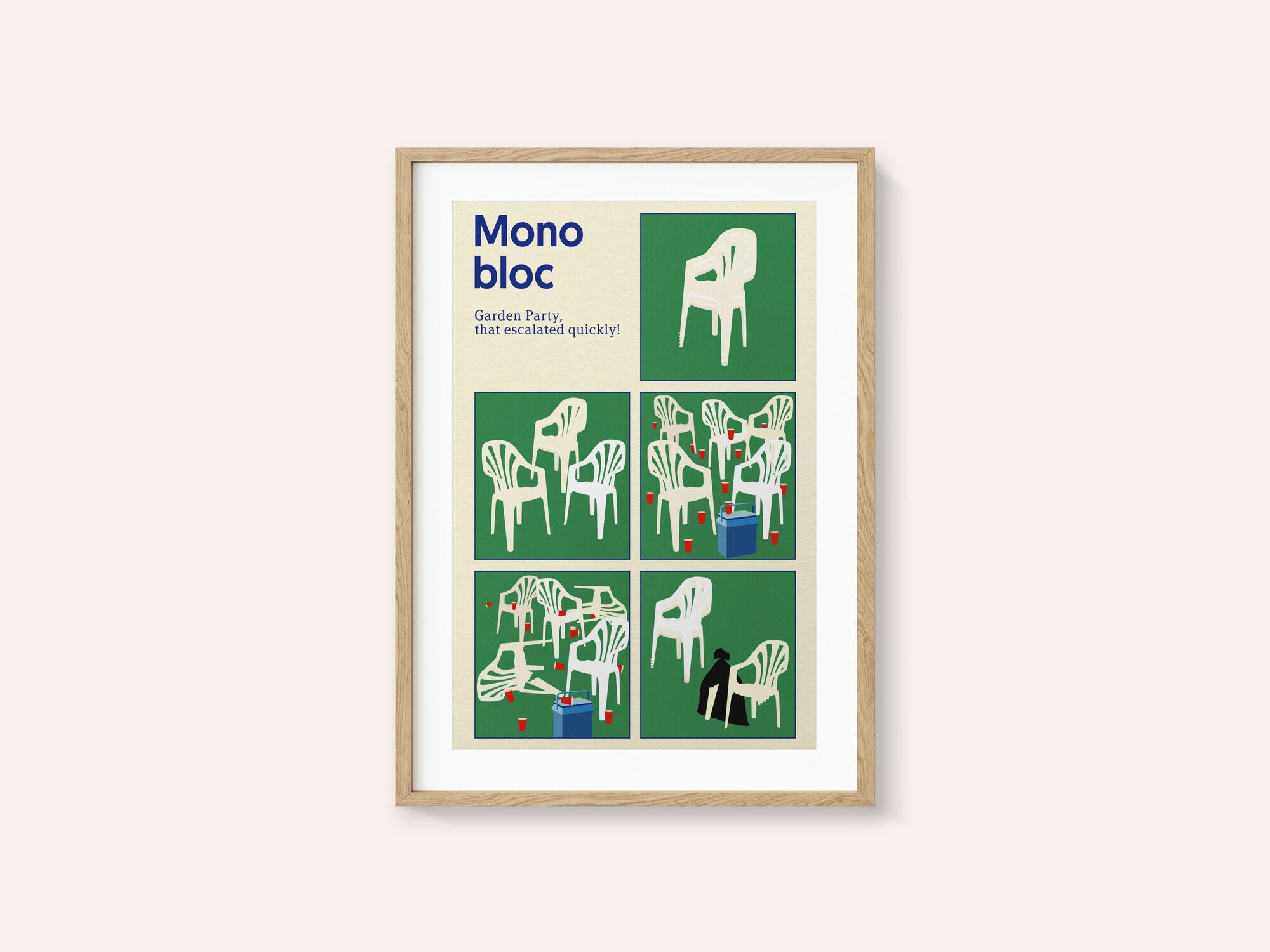 Poster Monobloc Five Squares