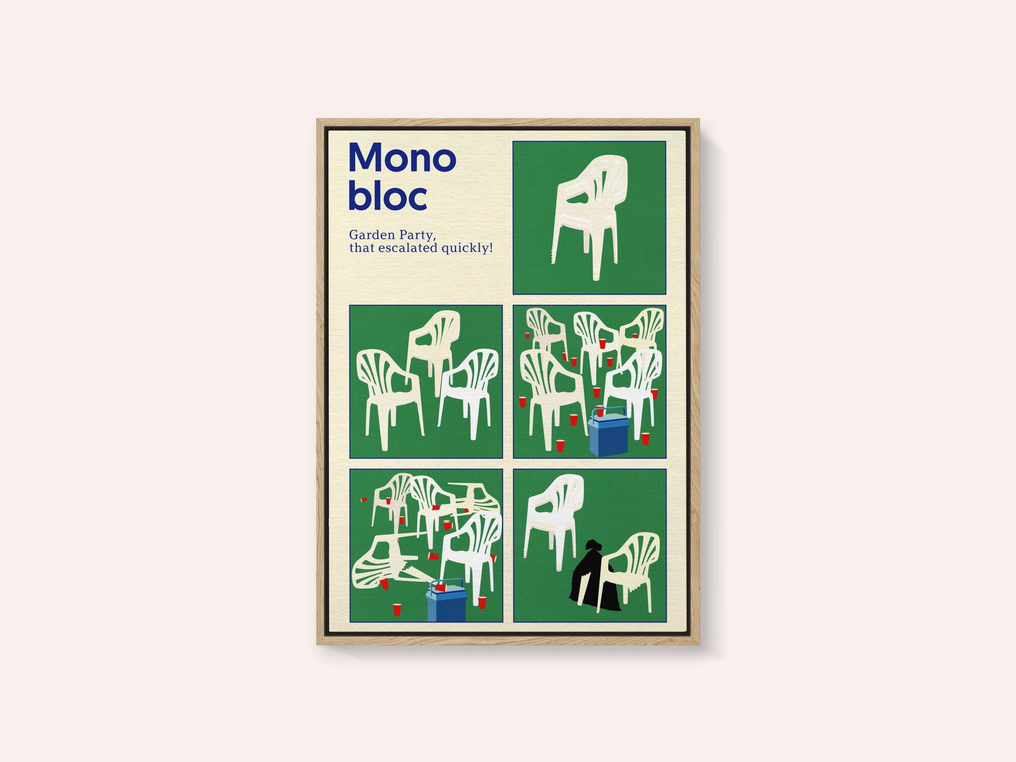 Poster Monobloc Five Squares