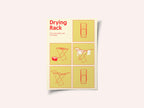 Poster Drying Rack