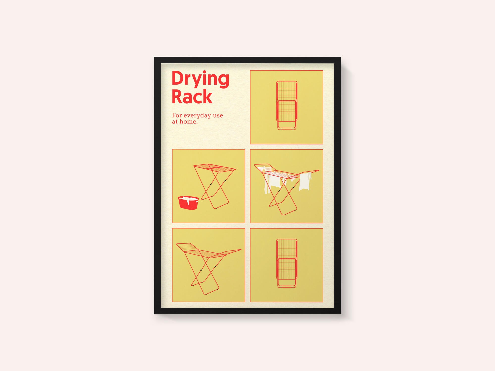 Poster Drying Rack