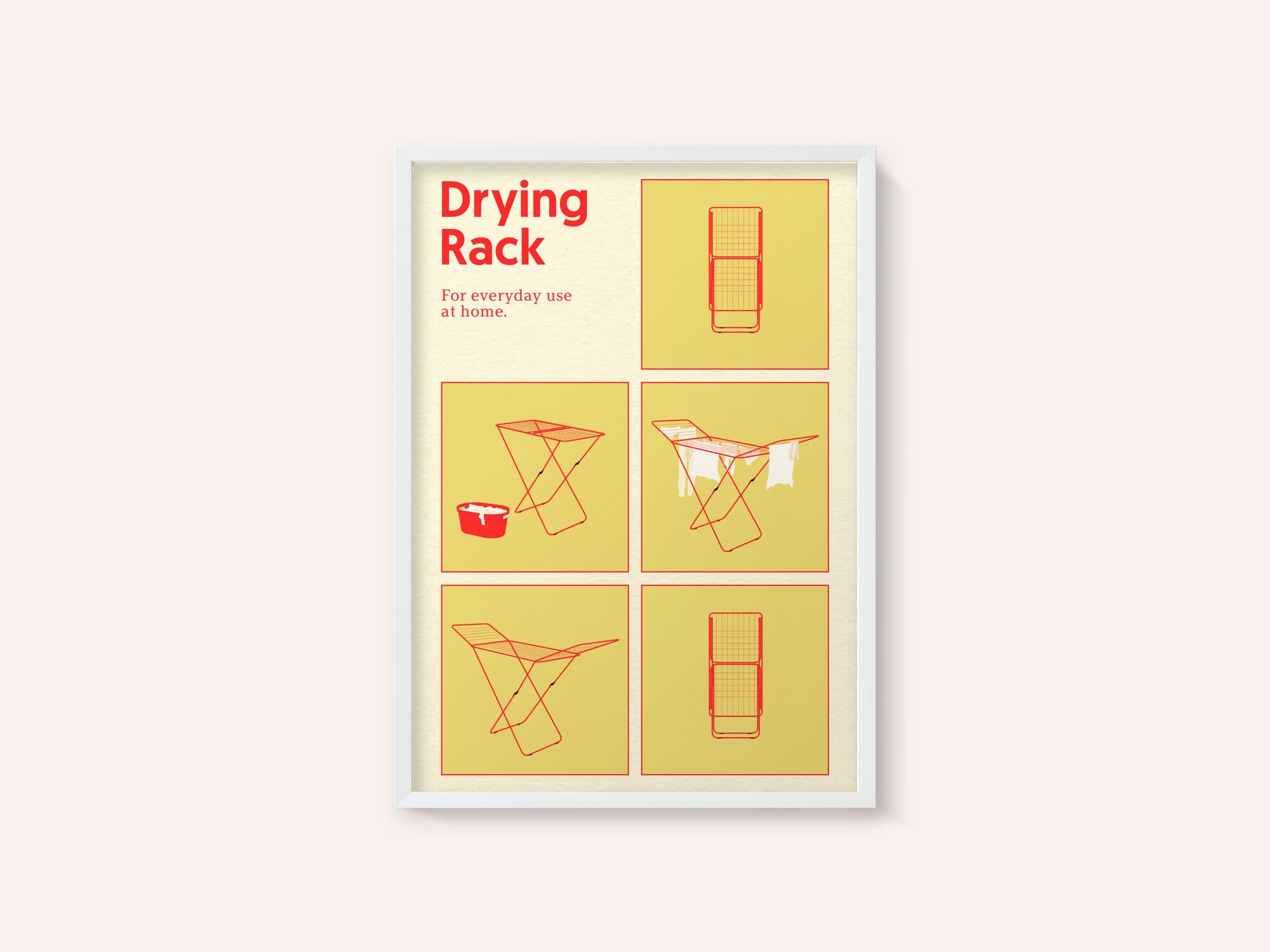 Poster Drying Rack