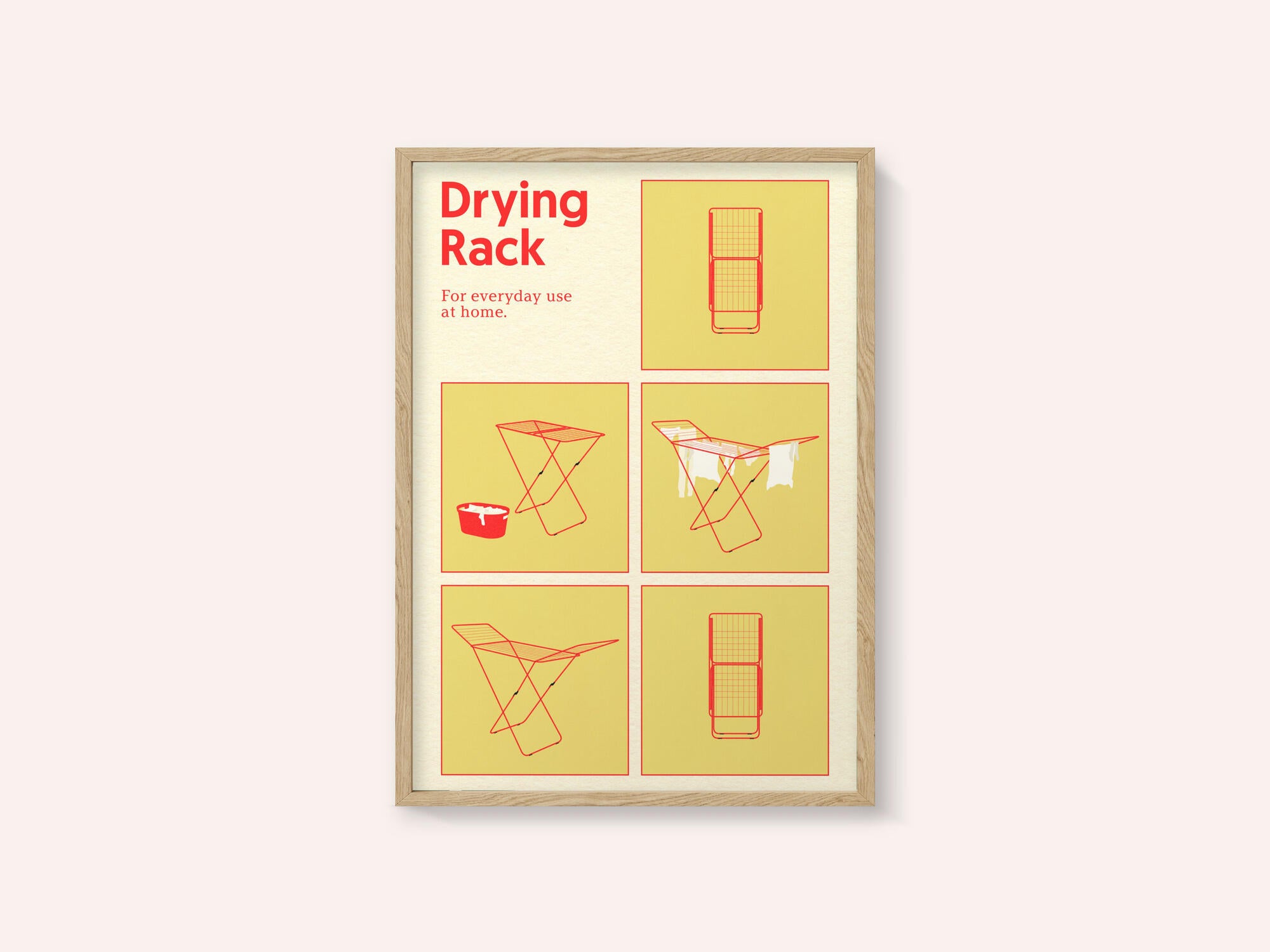 Poster Drying Rack