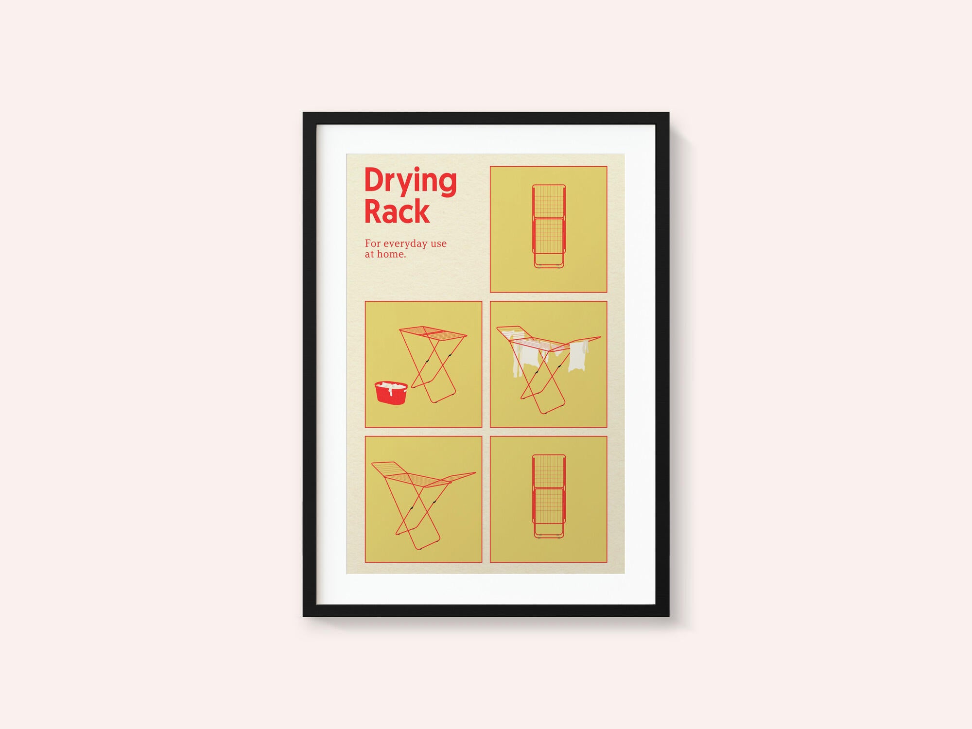 Poster Drying Rack