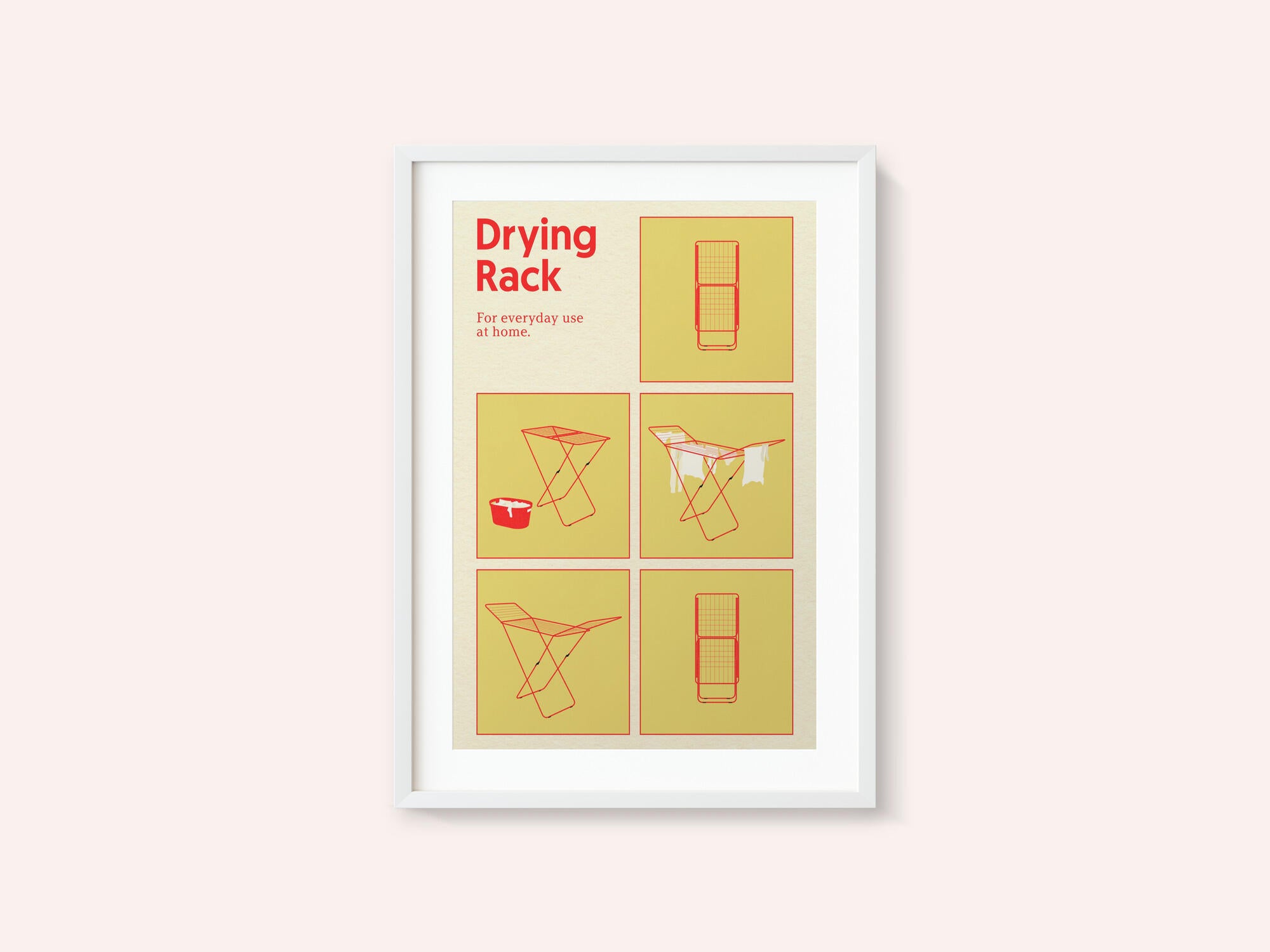 Poster Drying Rack