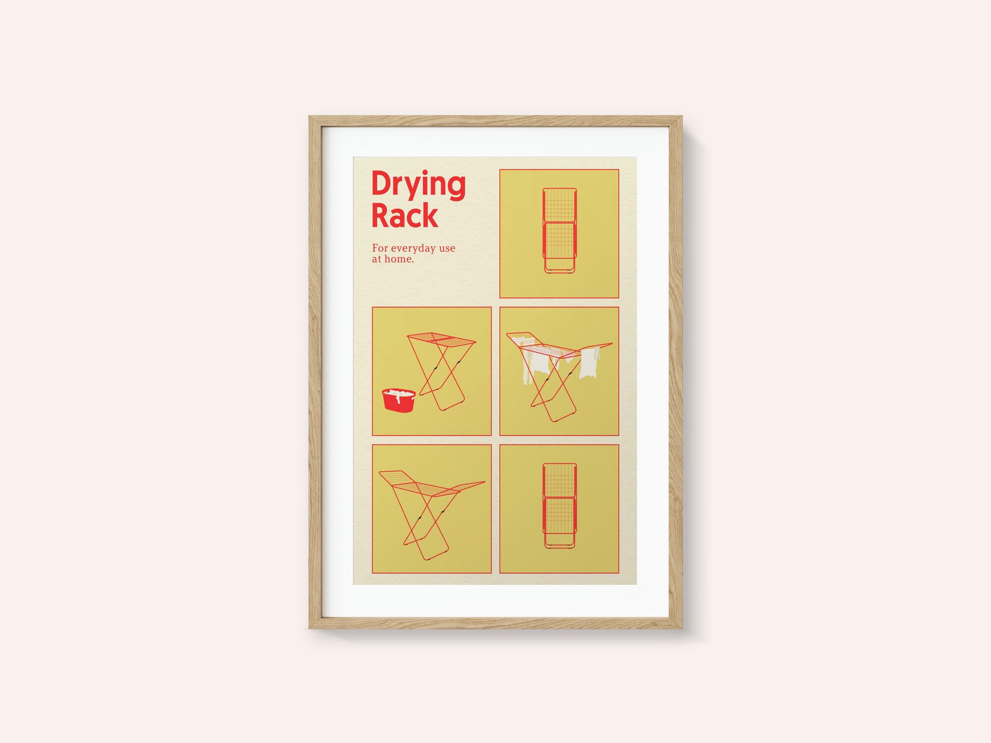 Poster Drying Rack