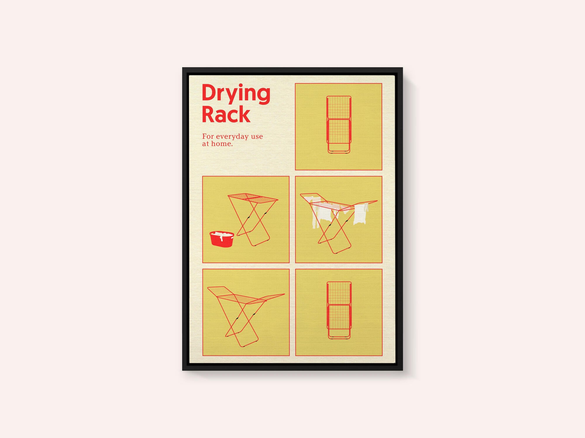Poster Drying Rack