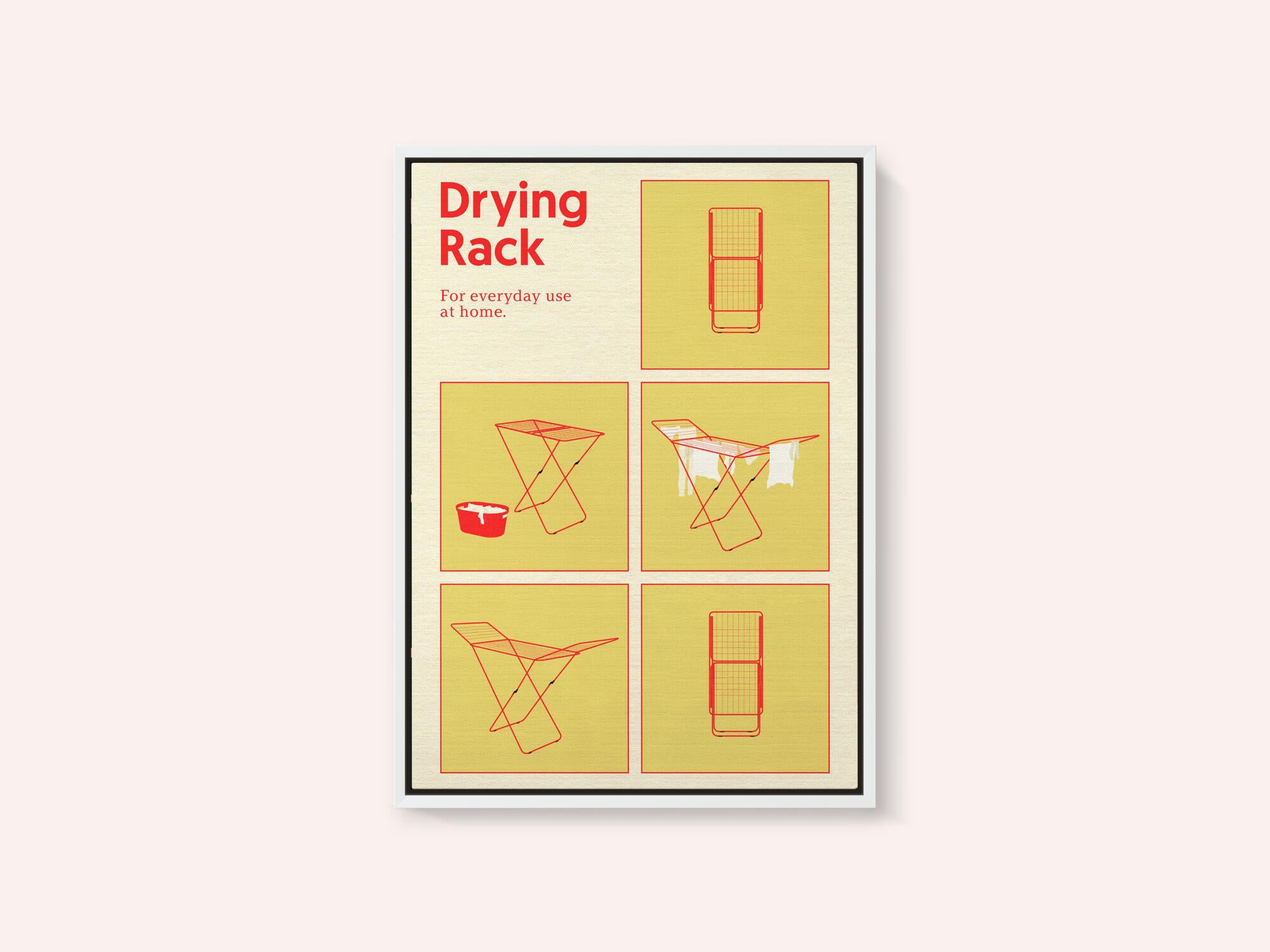 Poster Drying Rack