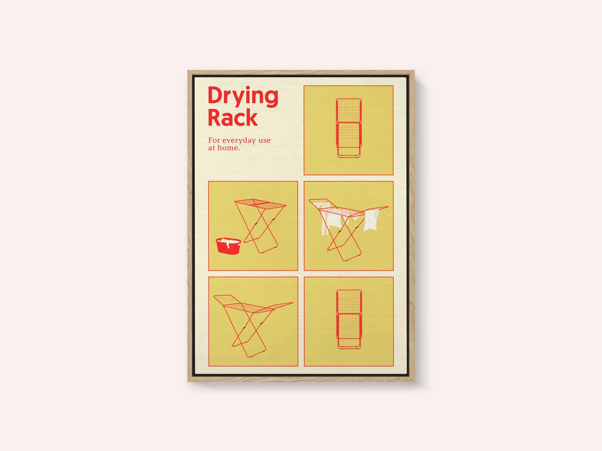 Poster Drying Rack
