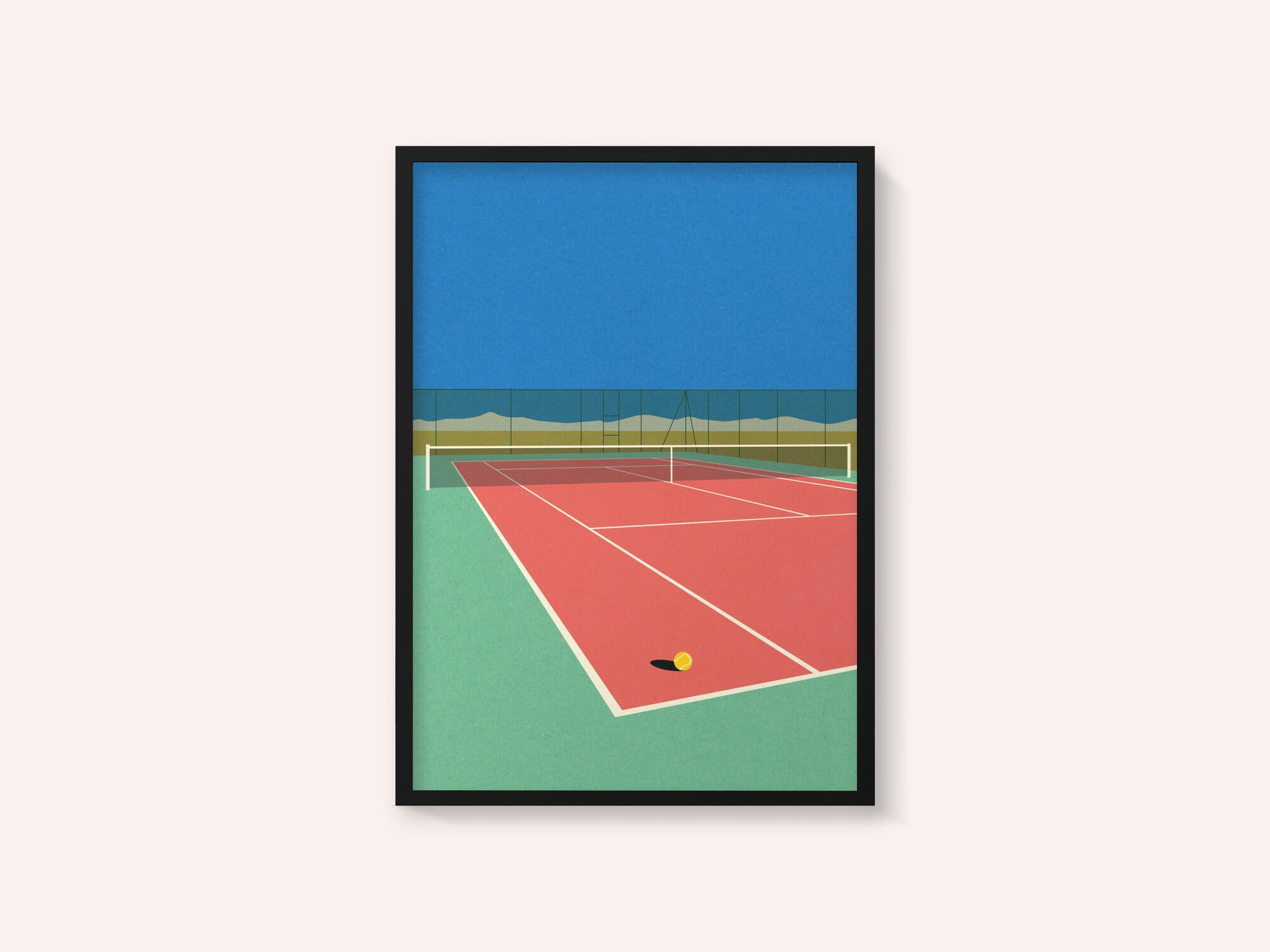 Tennis Court In the Desert
