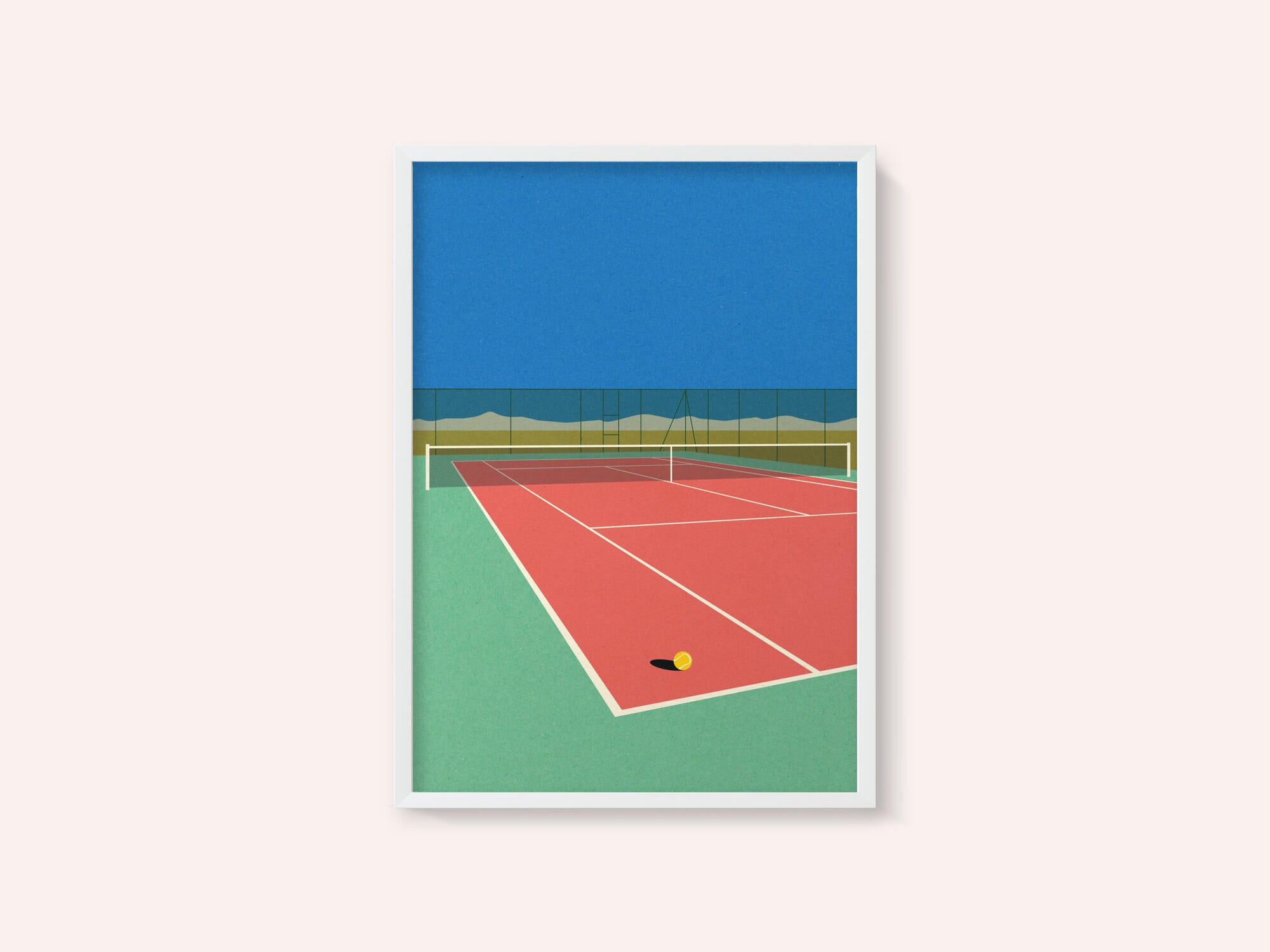 Tennis Court In the Desert