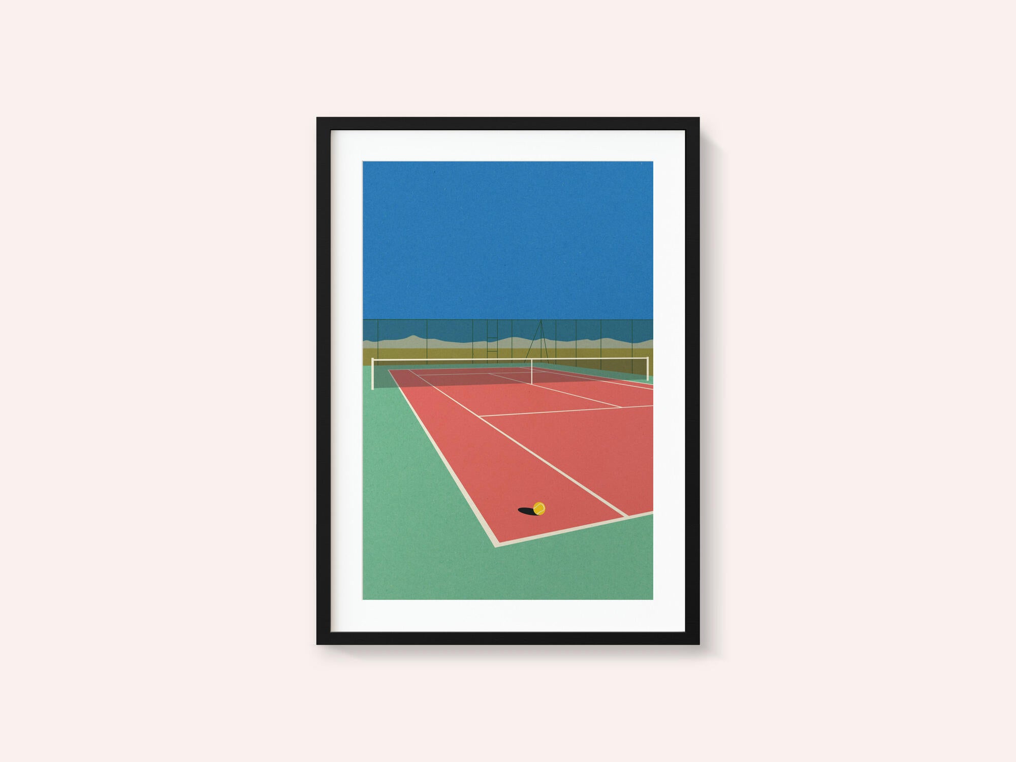 Tennis Court In the Desert