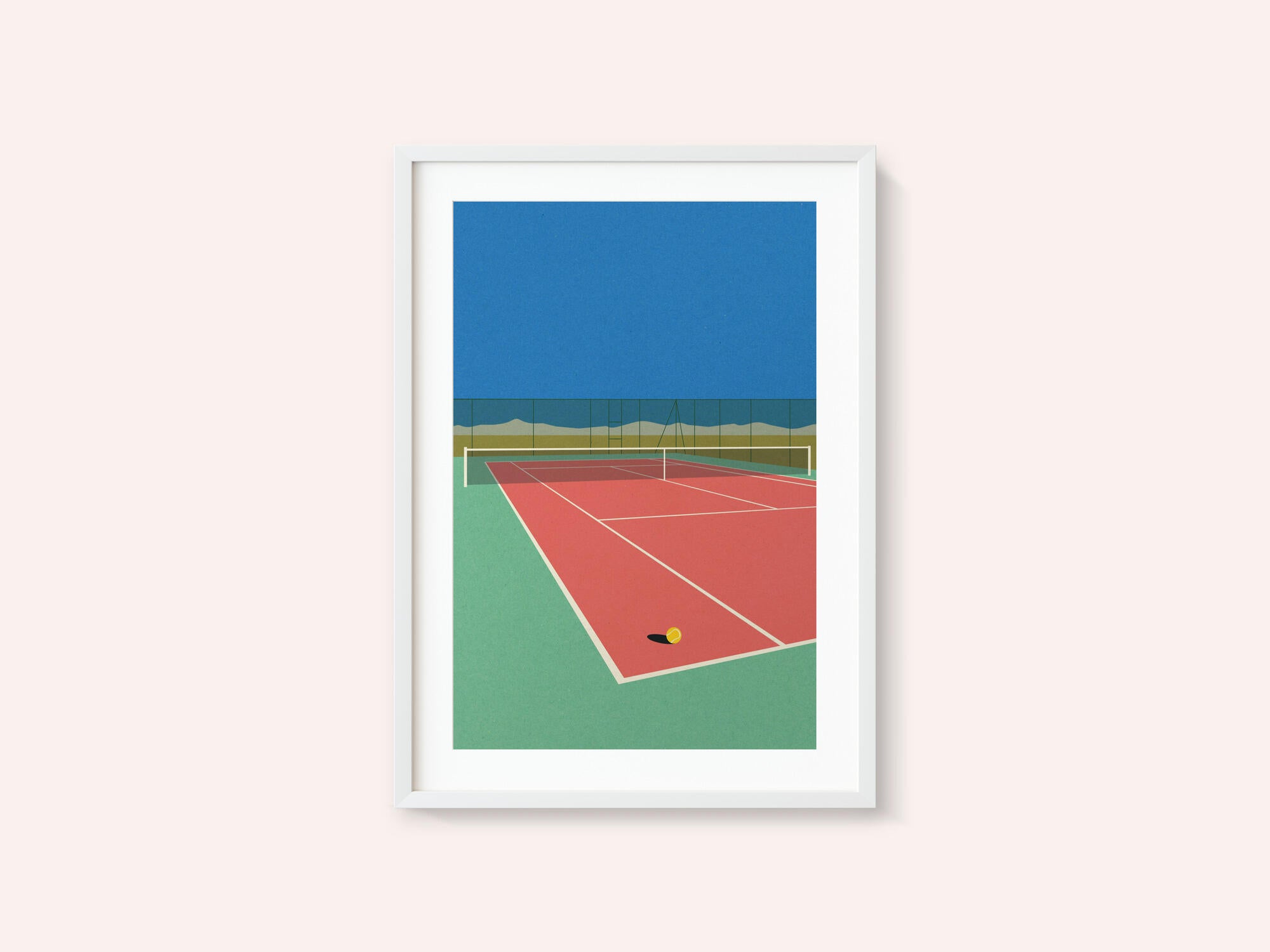 Tennis Court In the Desert