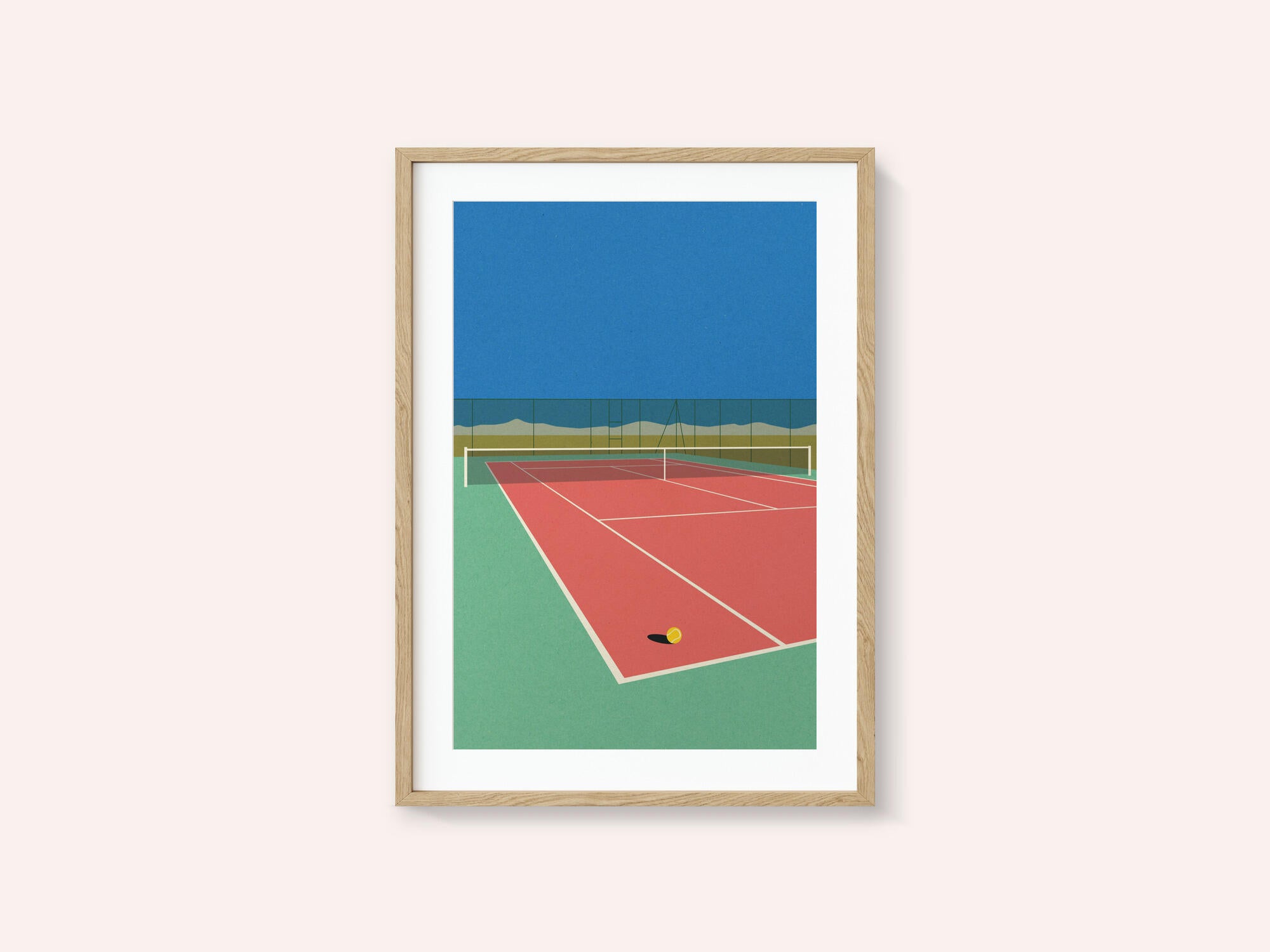 Tennis Court In the Desert