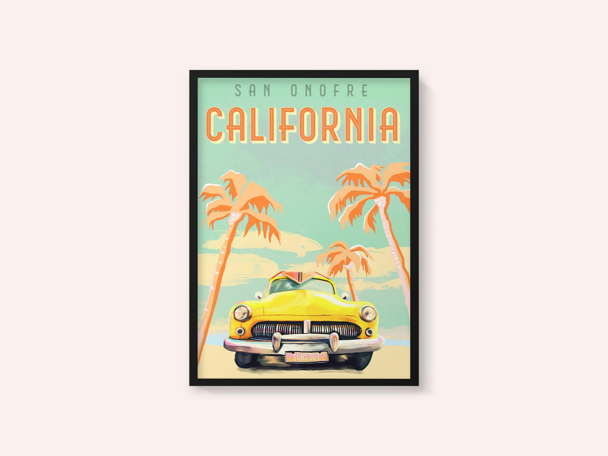 California Surf Poster