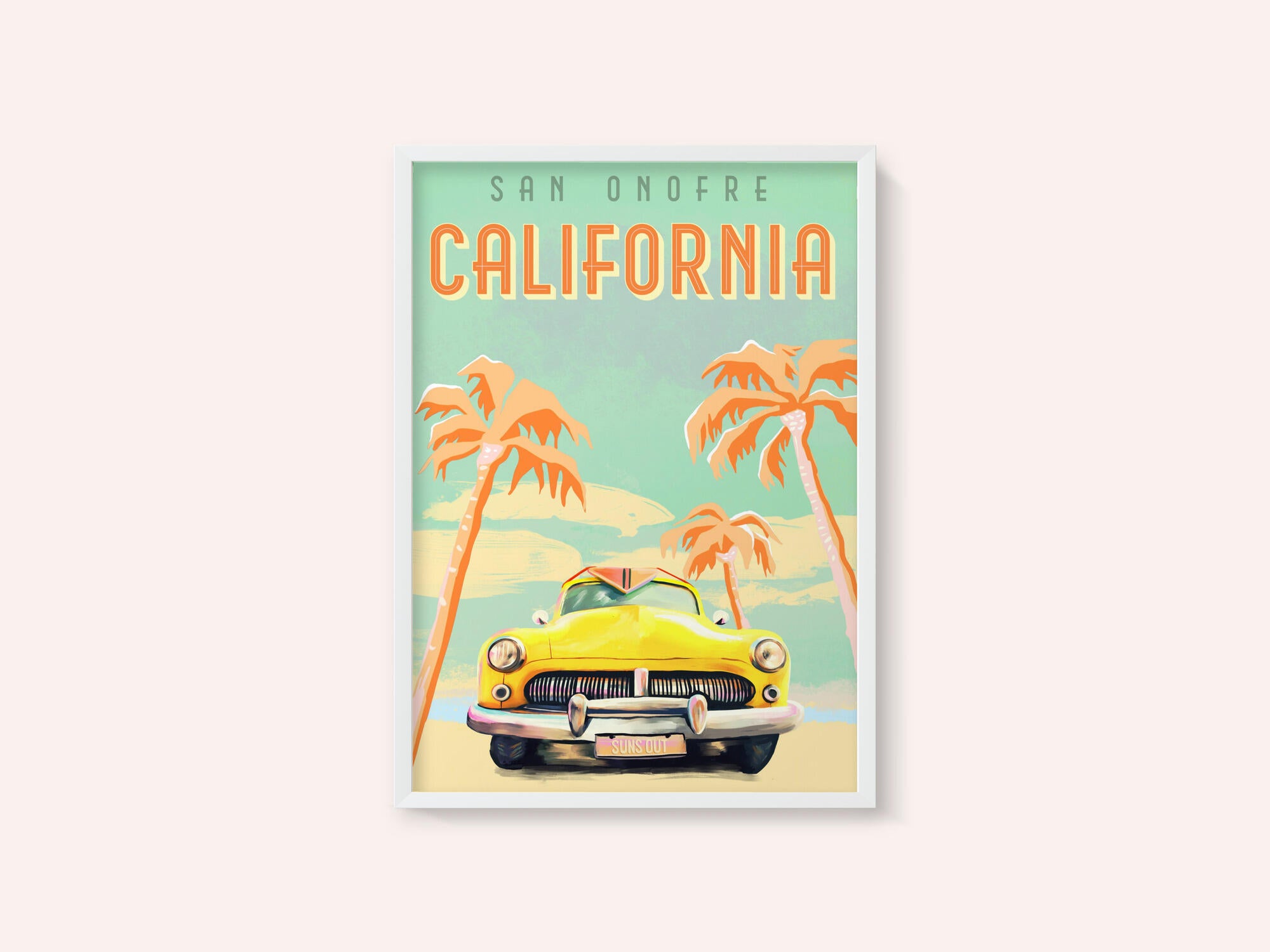 California Surf Poster