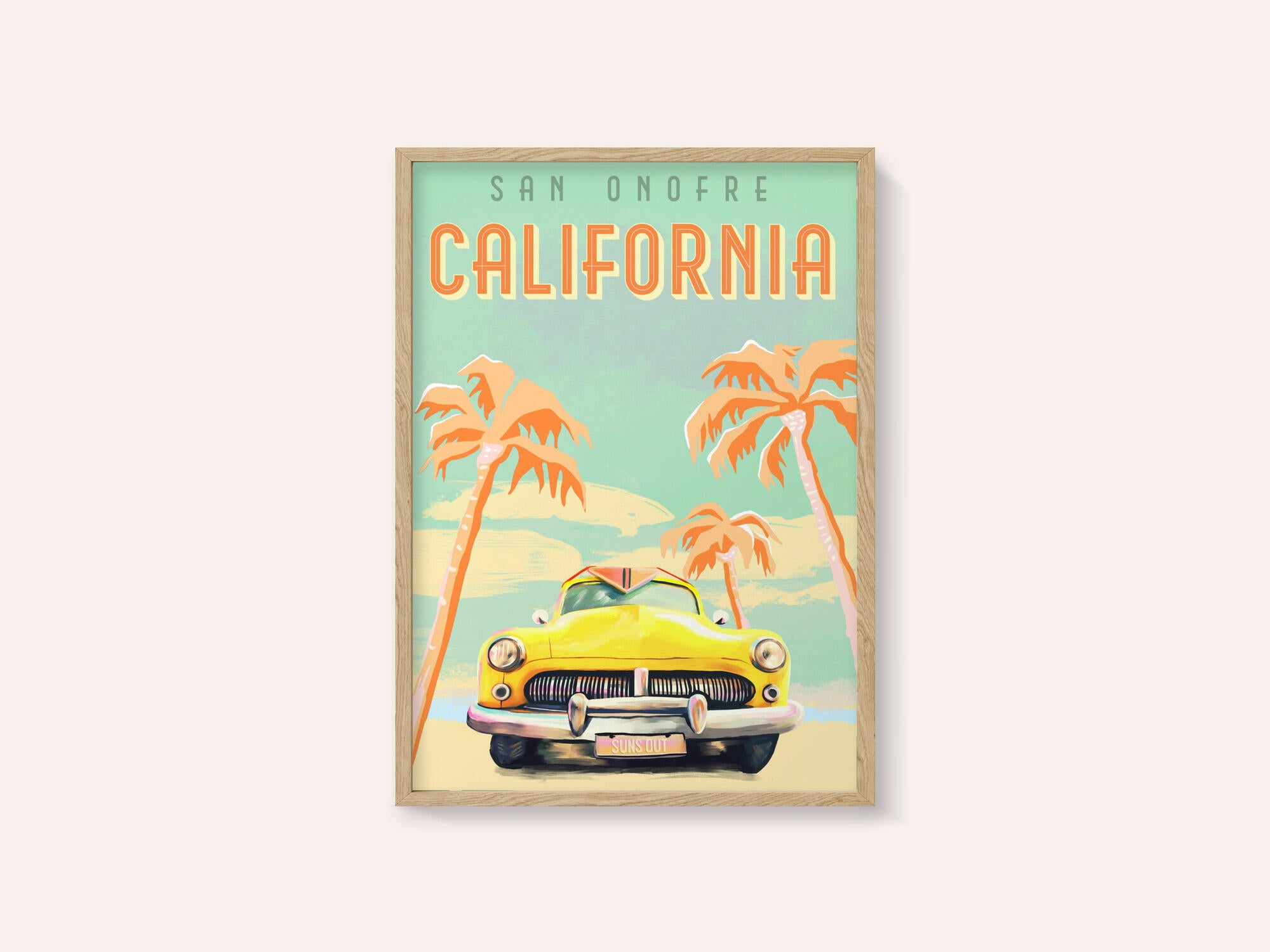 California Surf Poster