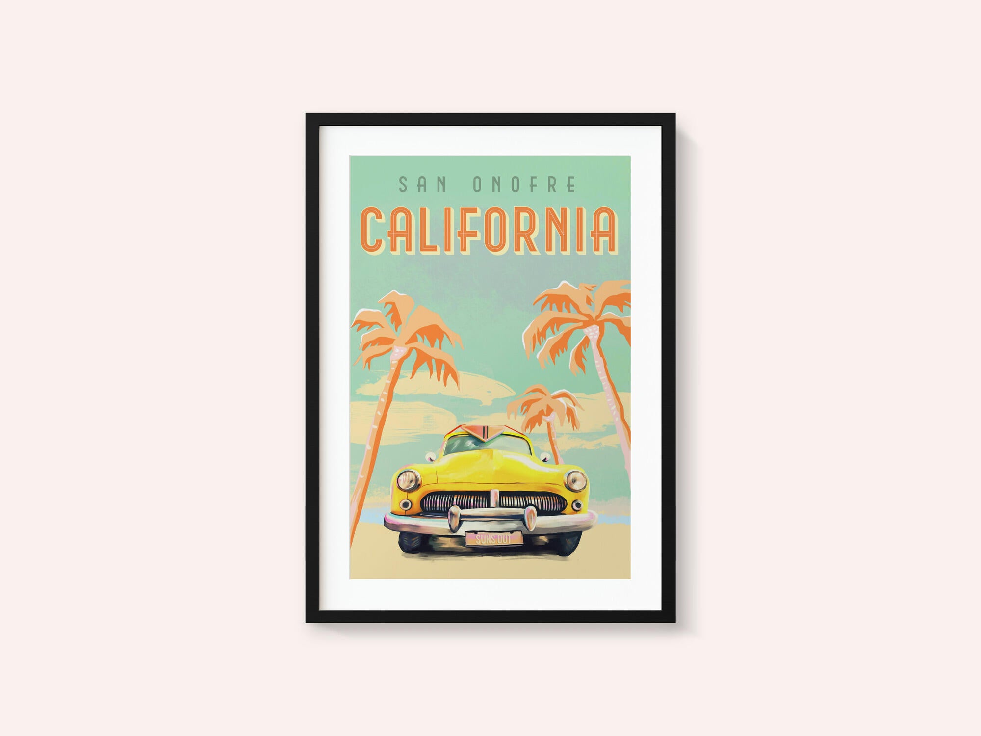 California Surf Poster
