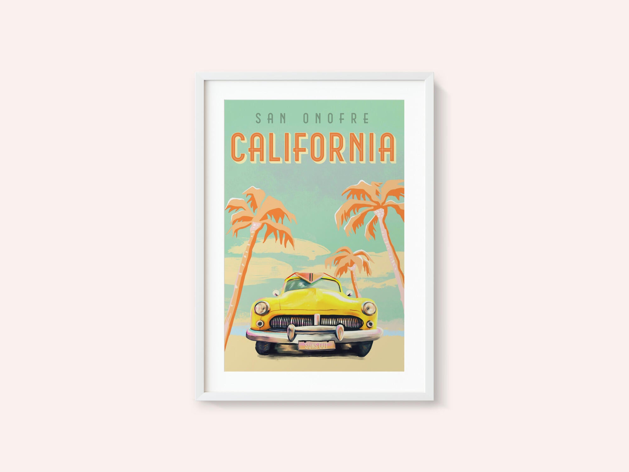 California Surf Poster