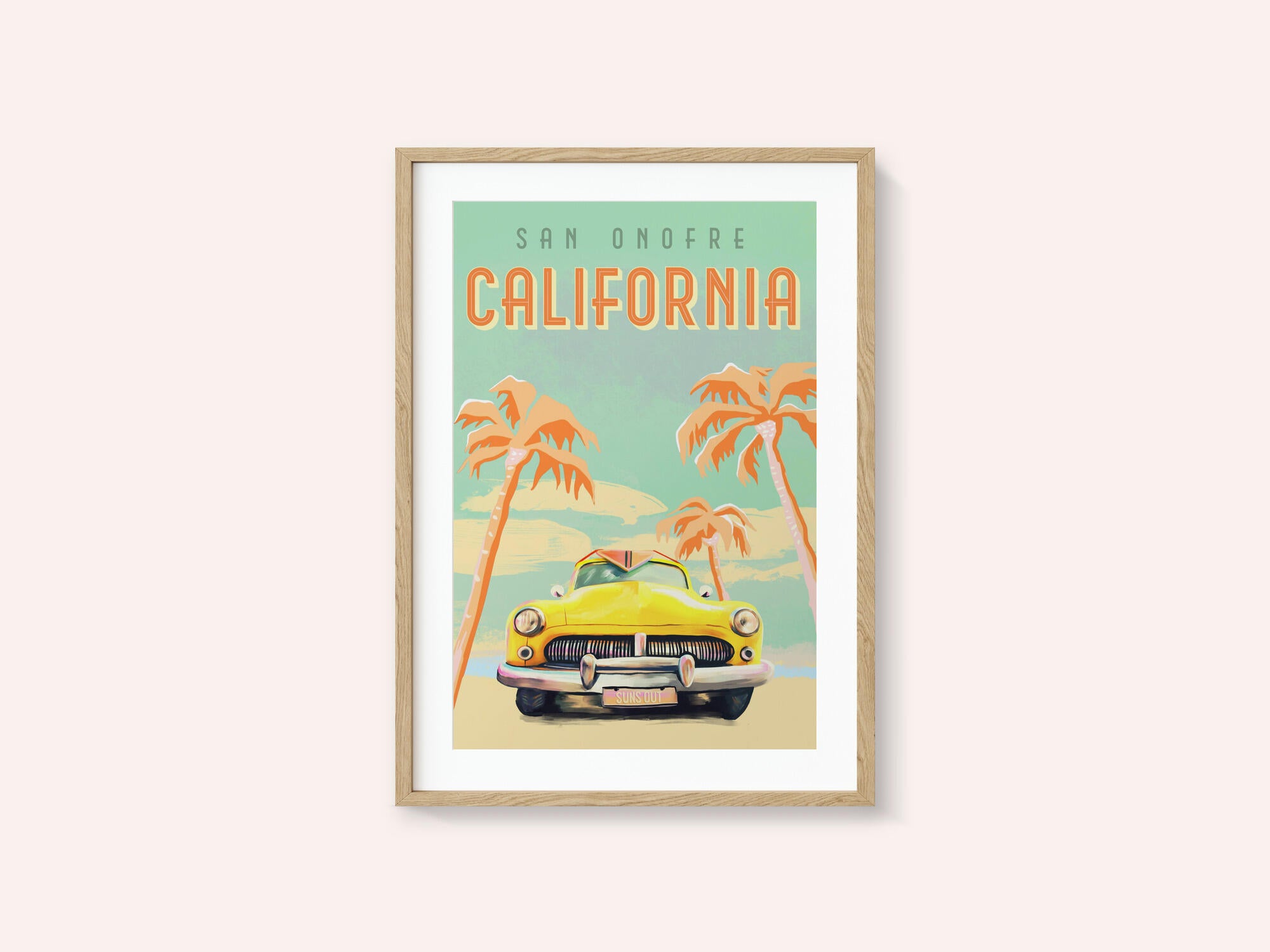 California Surf Poster