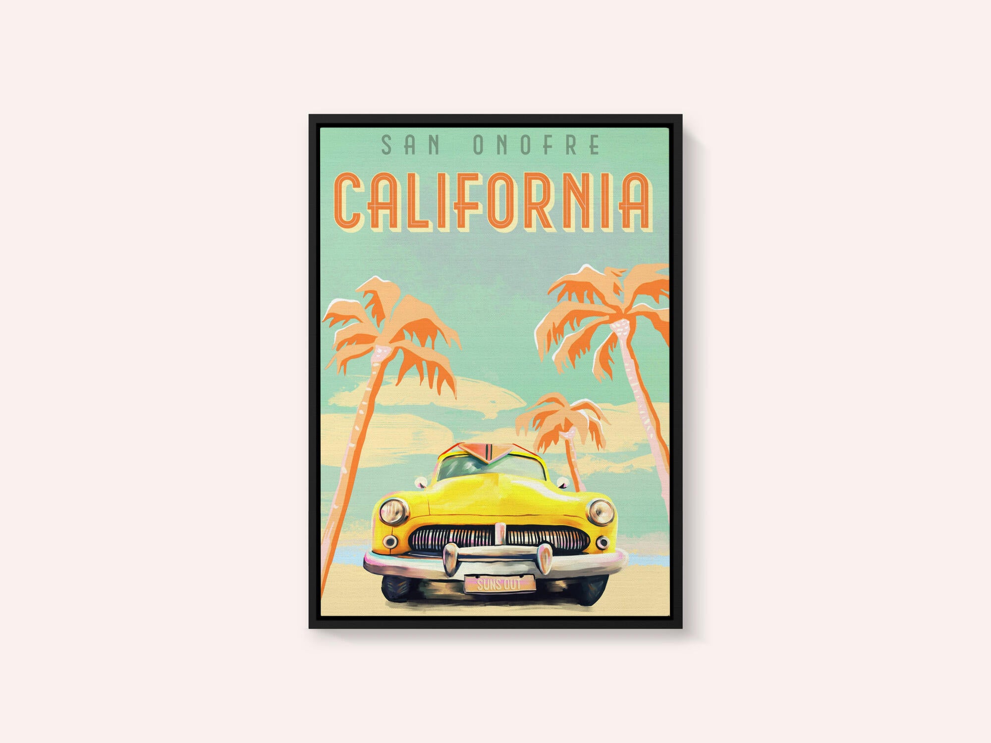 California Surf Poster