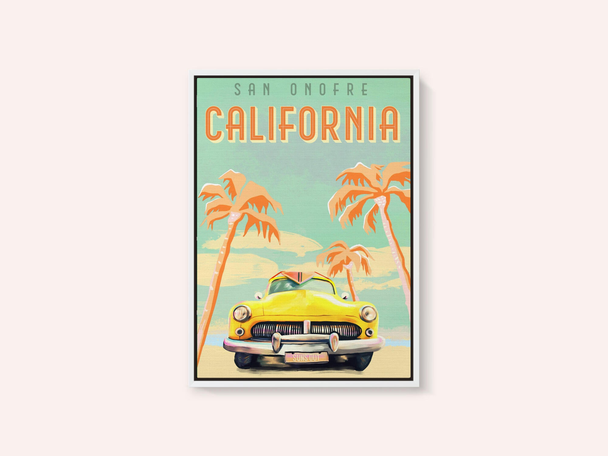 California Surf Poster