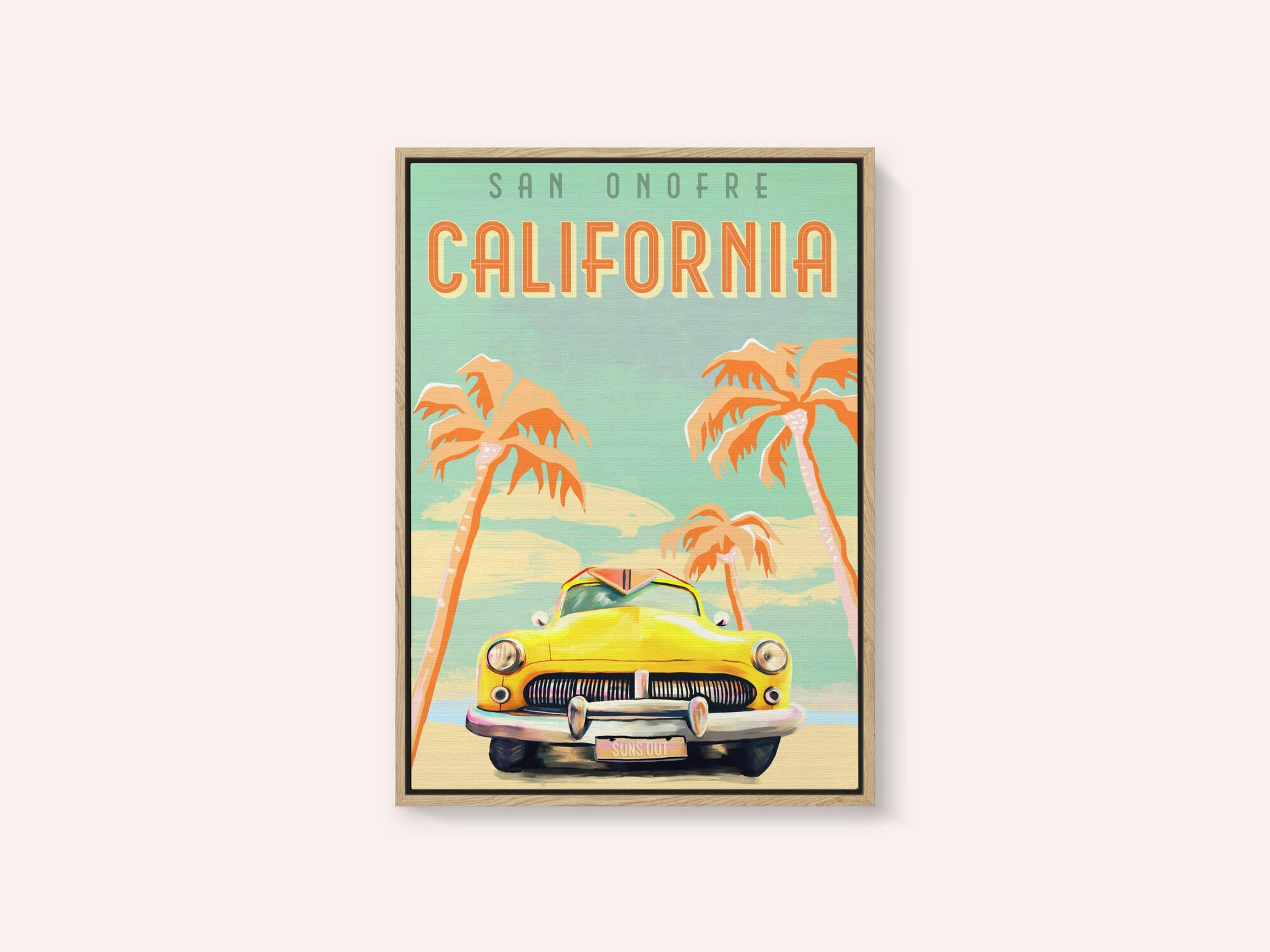 California Surf Poster