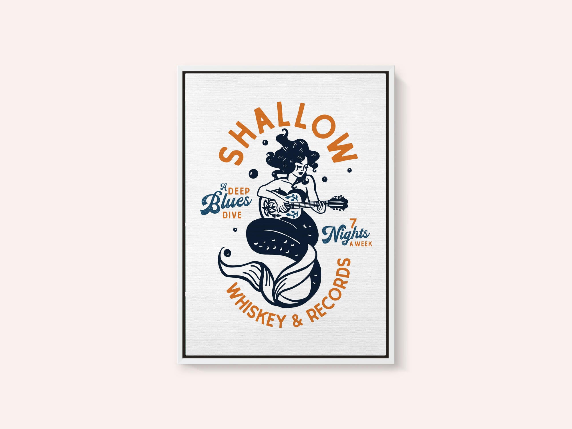 Shallow Whiskey &amp; Records Dive Bar Music Mermaid