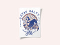 Stay Salty Siren Lounge Pin-Up Mermaid