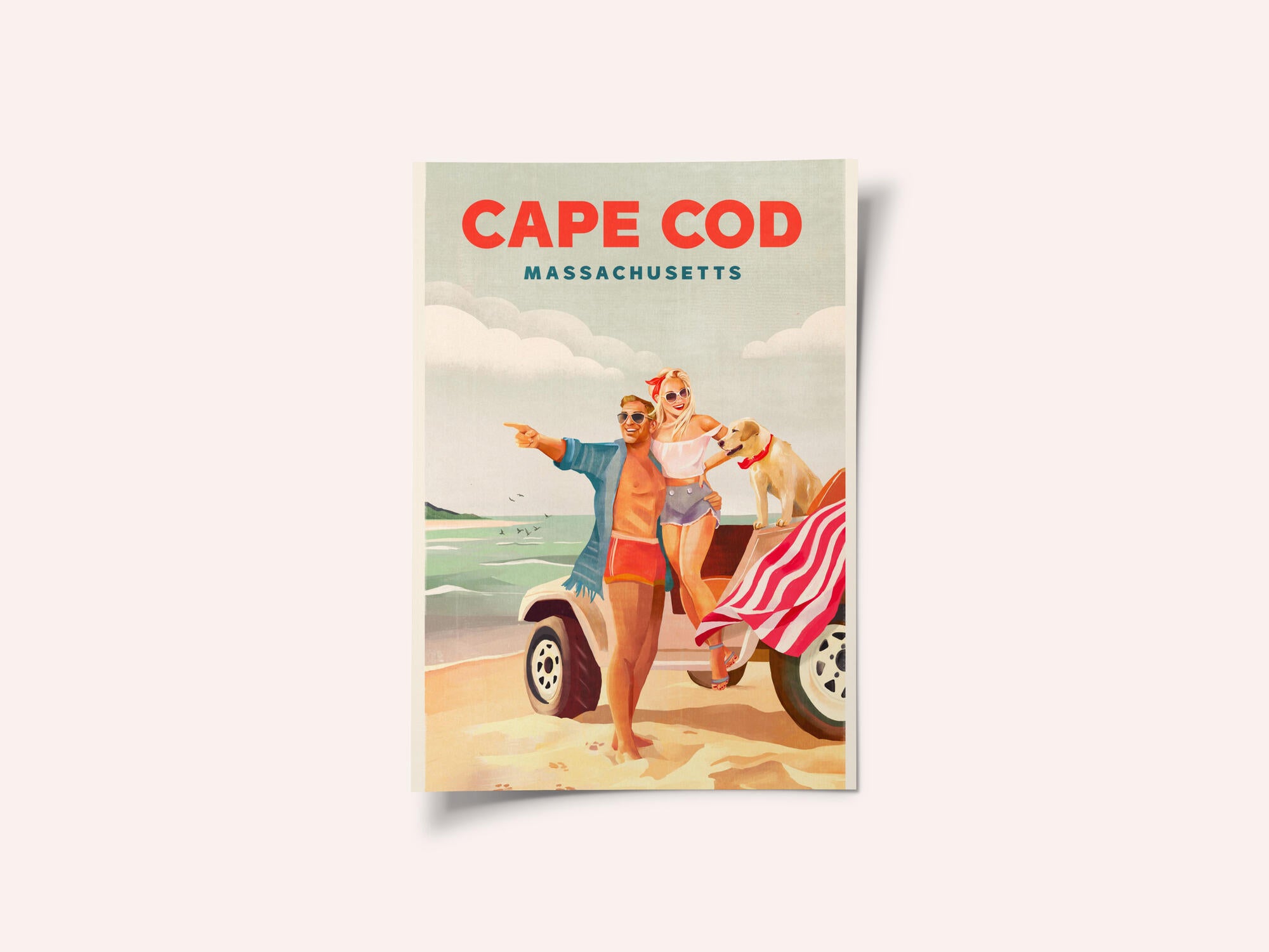 Cape Cod Massachusetts Summer Beach Art
