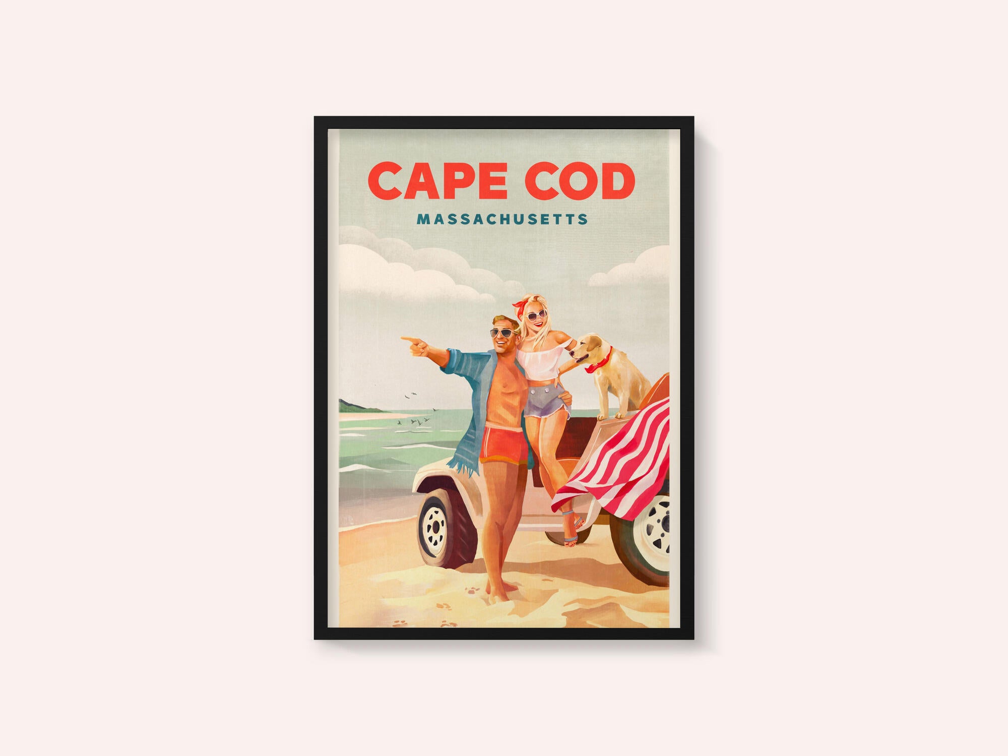 Cape Cod Massachusetts Summer Beach Art
