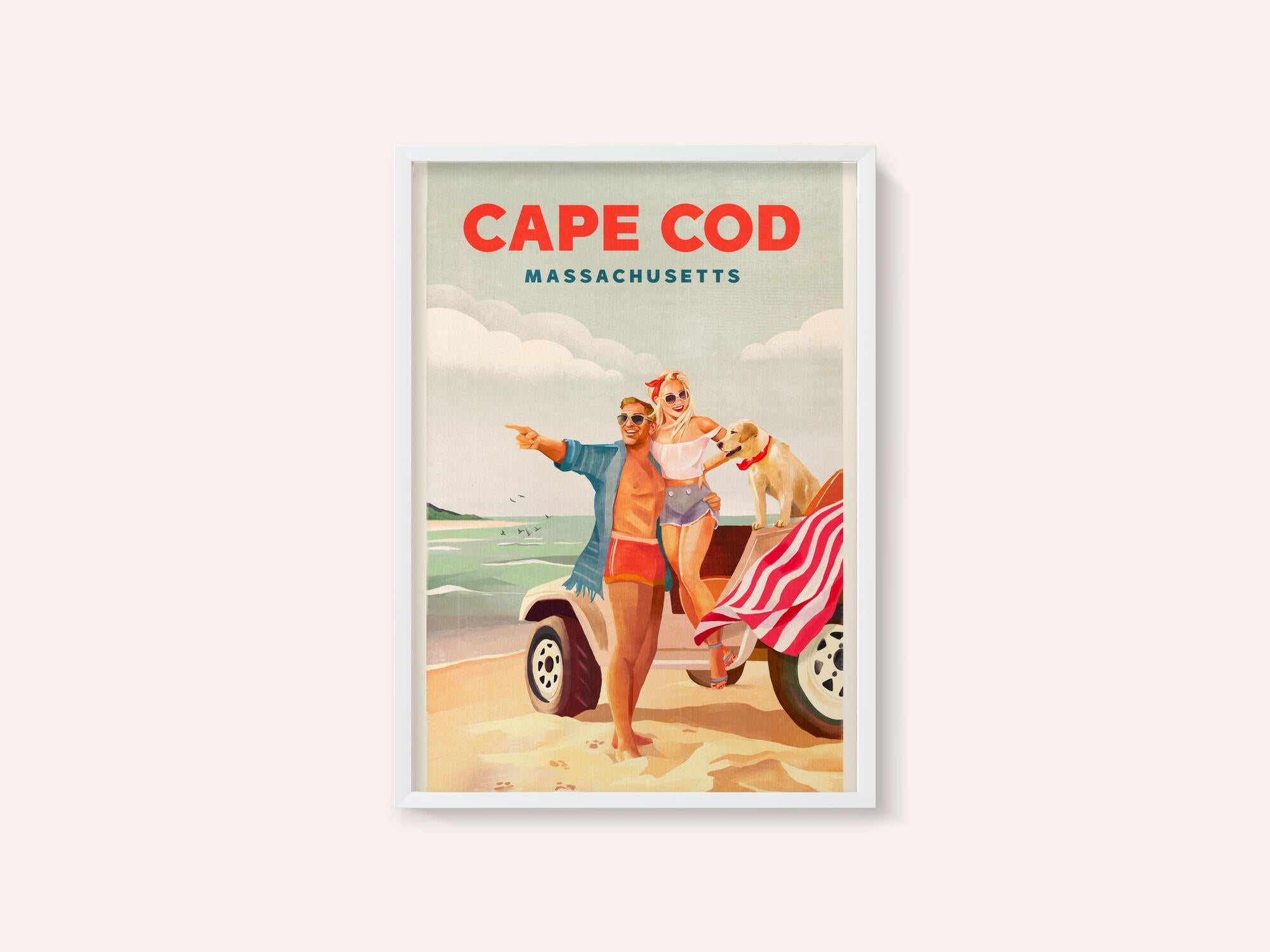 Cape Cod Massachusetts Summer Beach Art