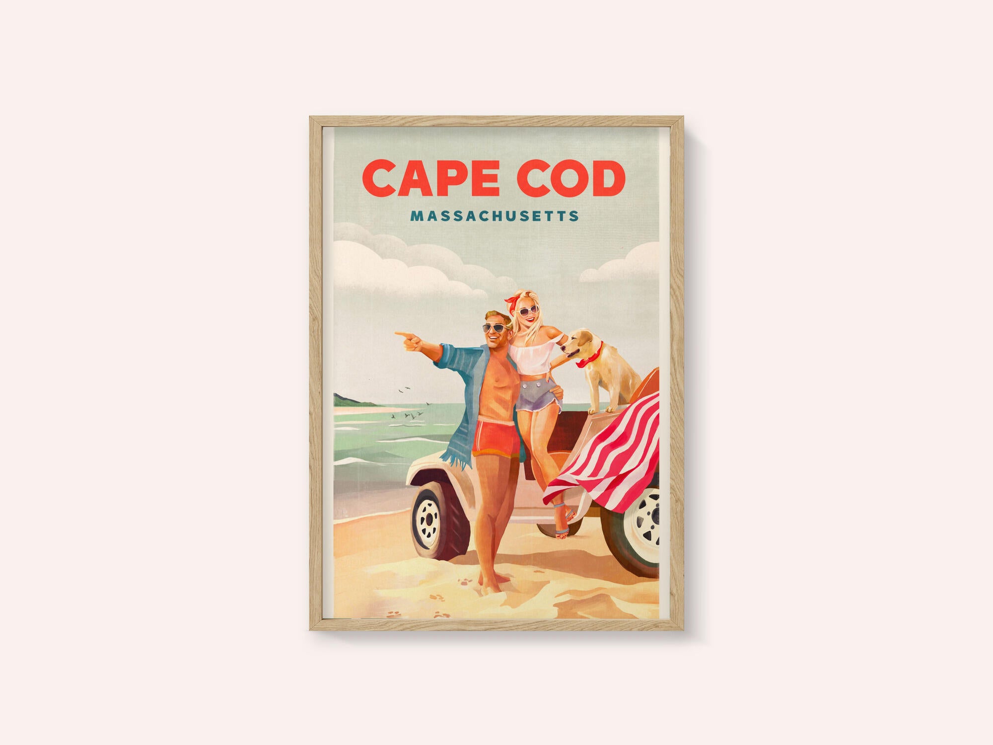 Cape Cod Massachusetts Summer Beach Art