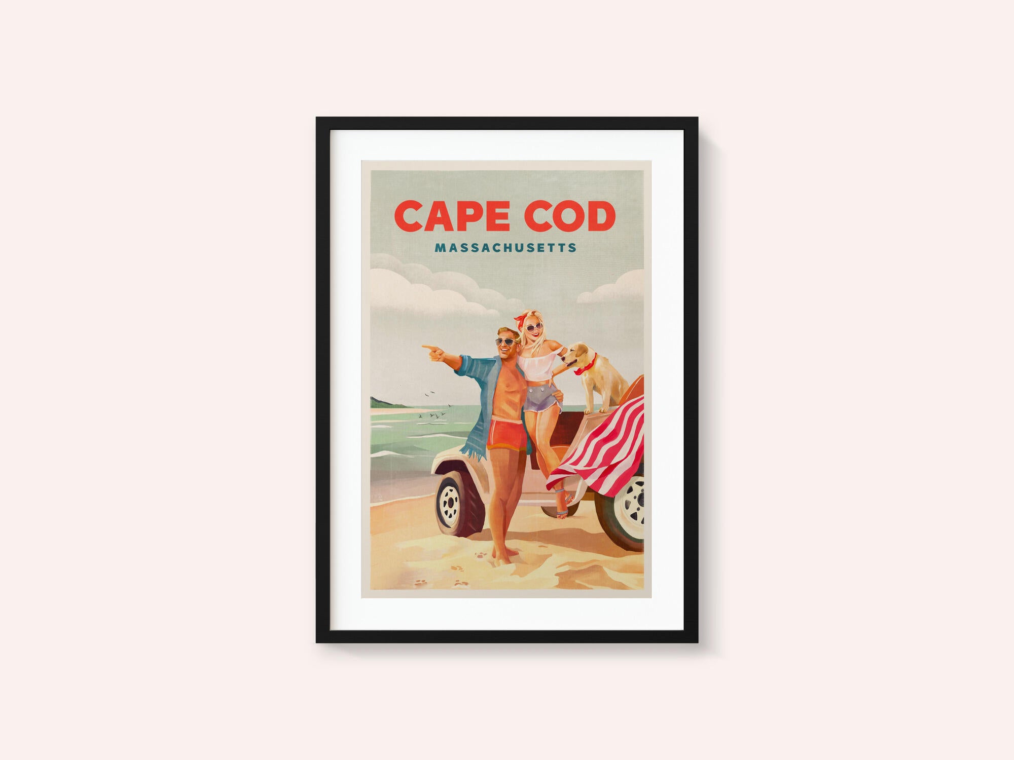 Cape Cod Massachusetts Summer Beach Art