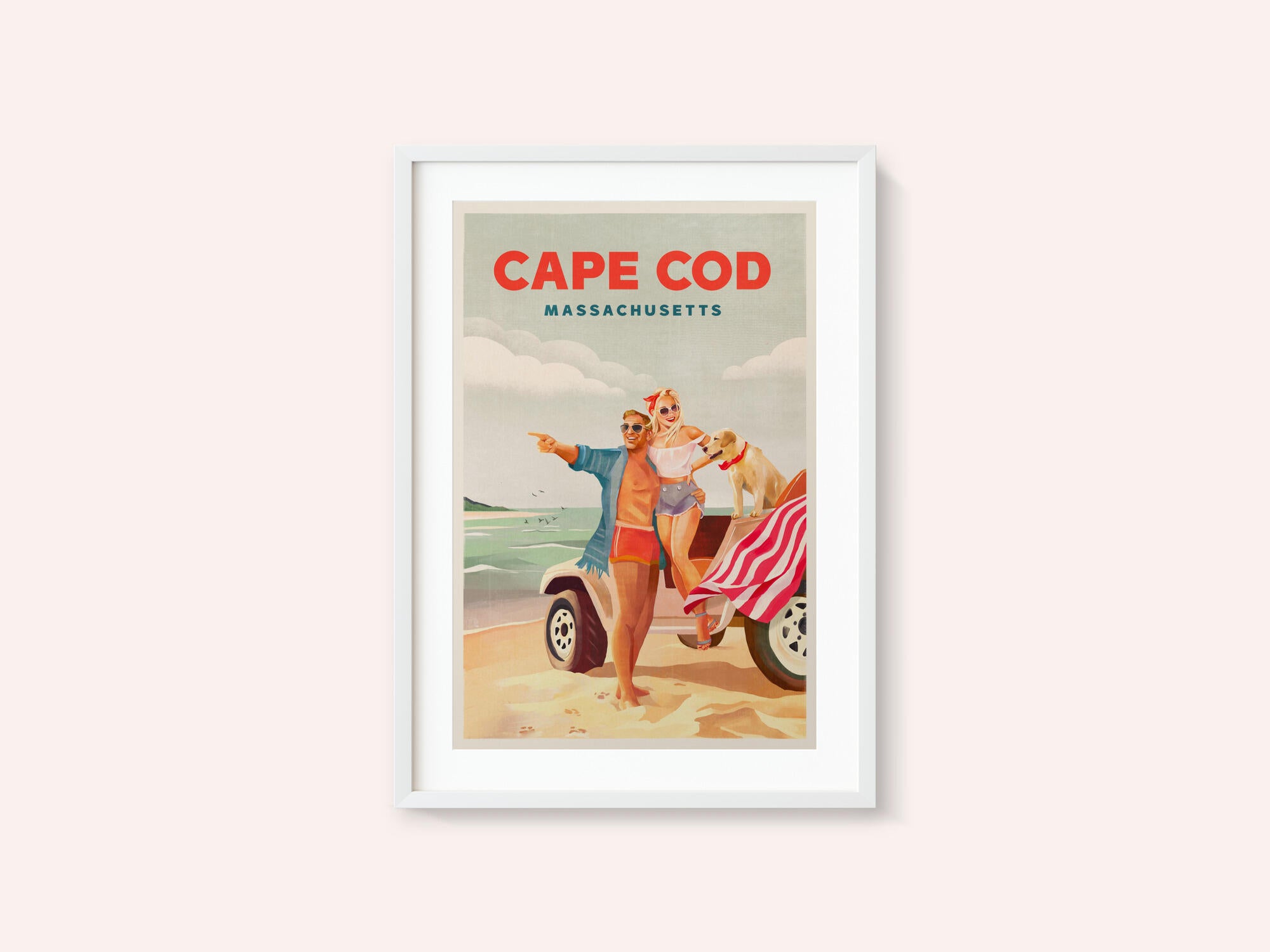 Cape Cod Massachusetts Summer Beach Art