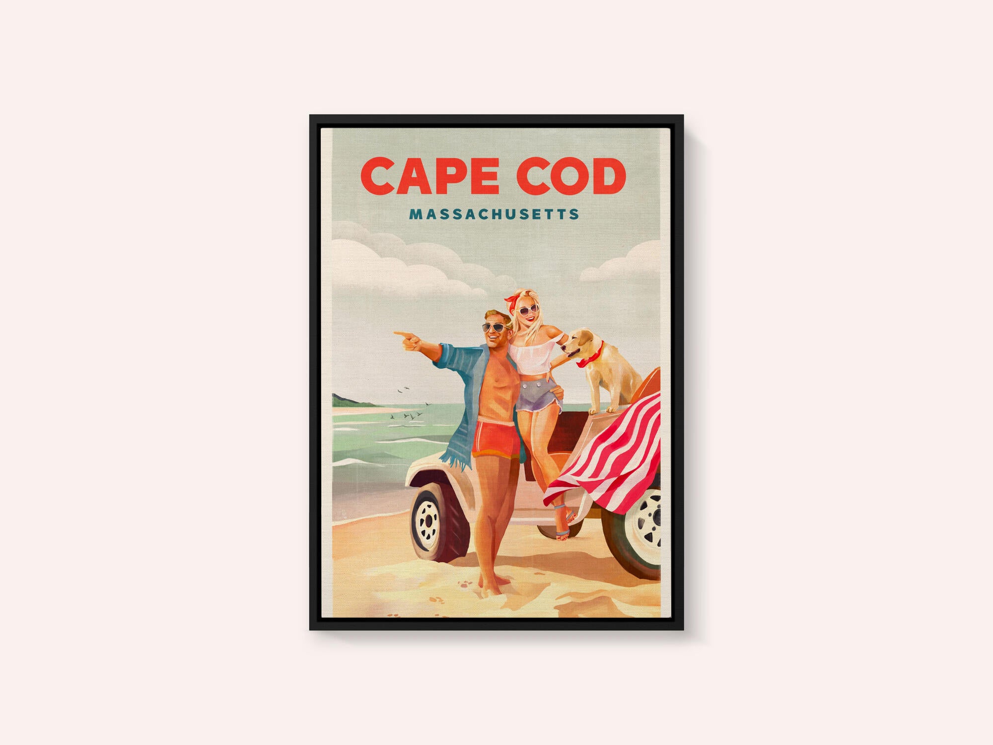 Cape Cod Massachusetts Summer Beach Art