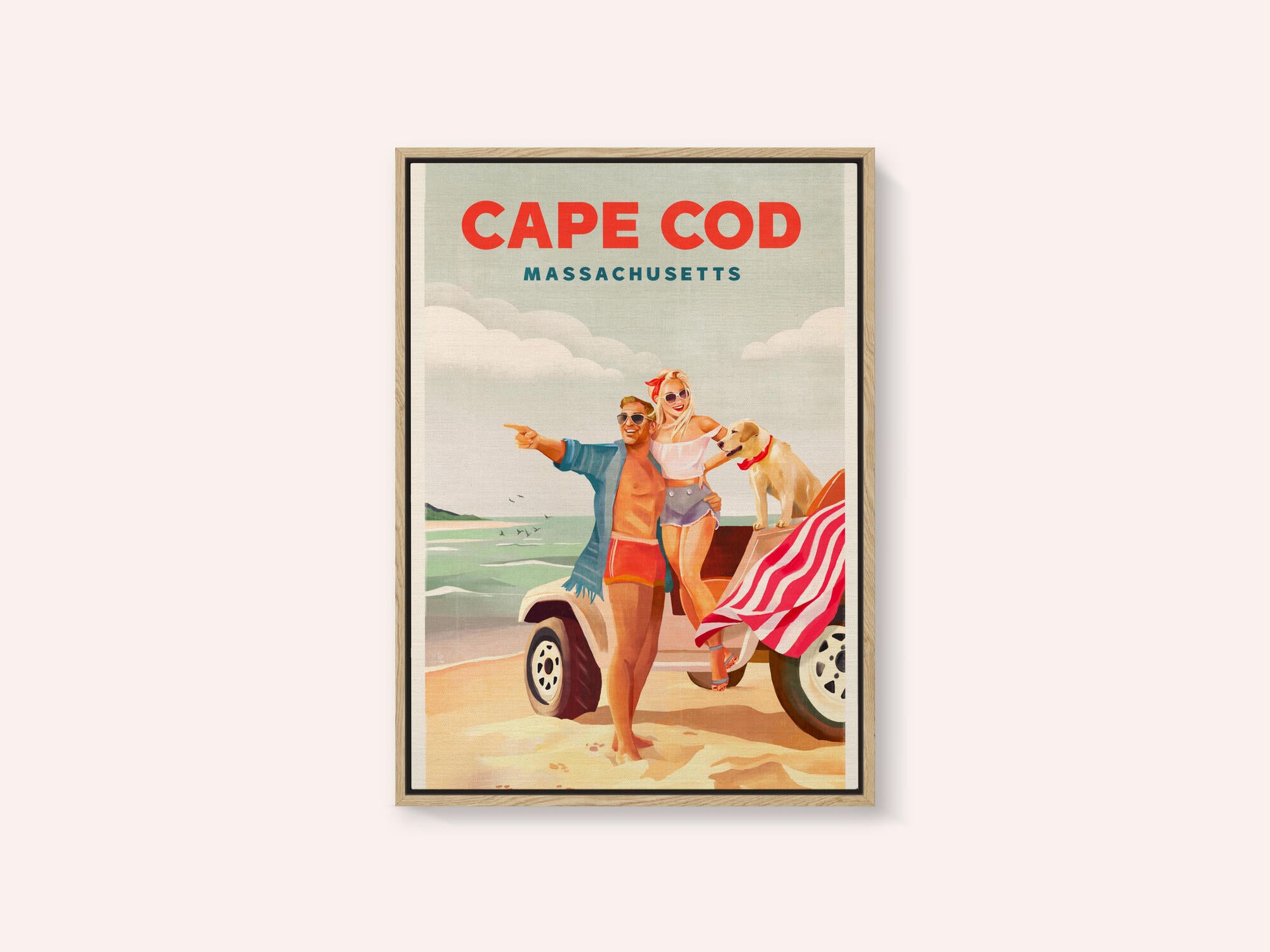 Cape Cod Massachusetts Summer Beach Art