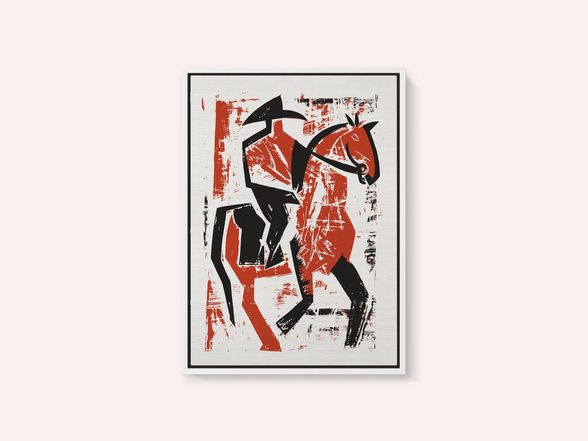 Abstract Horse Rider